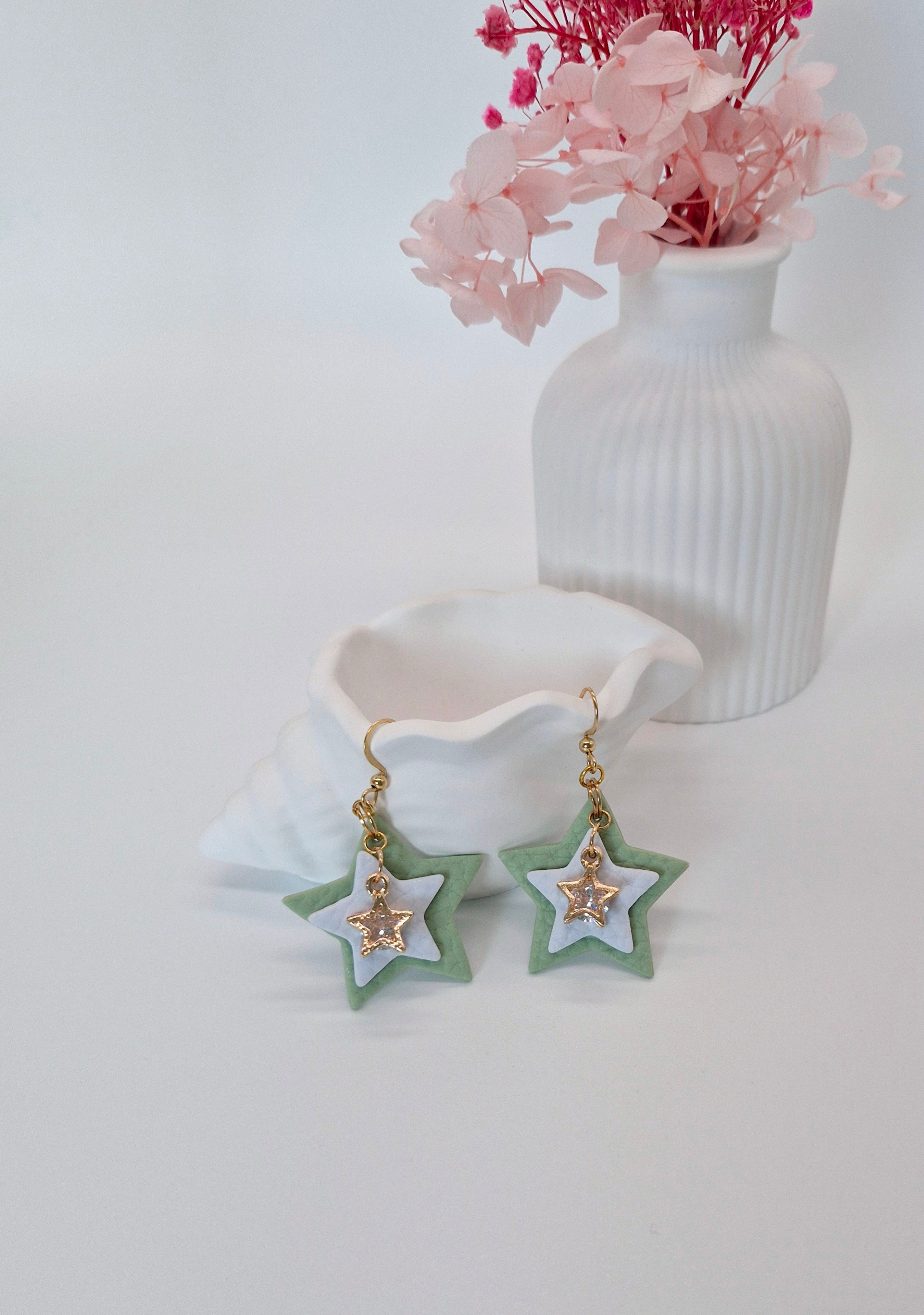 Серьги / Ohrringe ➜. Oksana Paul-Gardinen-Design Oksana Paul ✧ Art of Gardinen & Textile Design ✧ Polymer Clay Art & Handmade Creatures