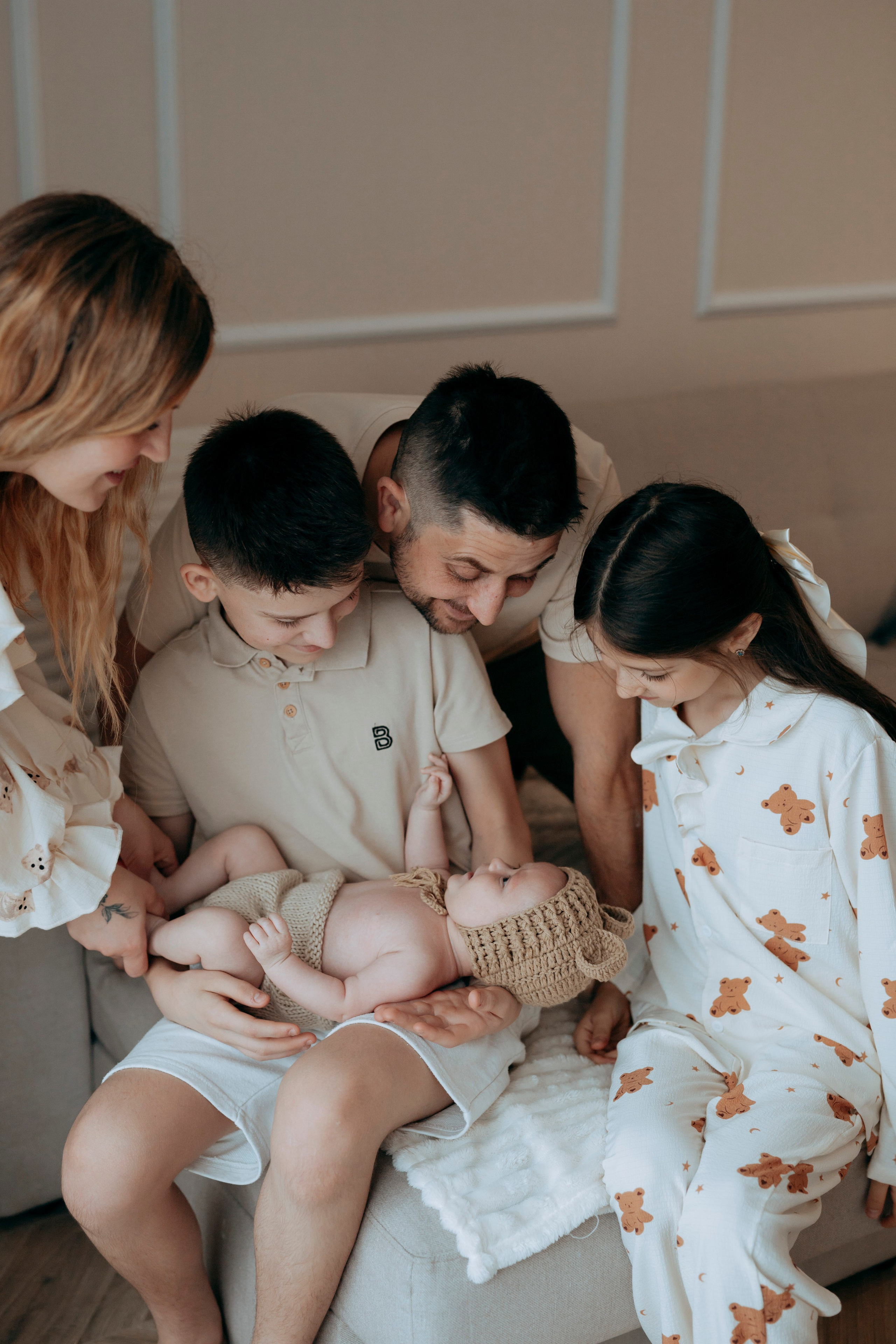 Domowa sesja rodzinna