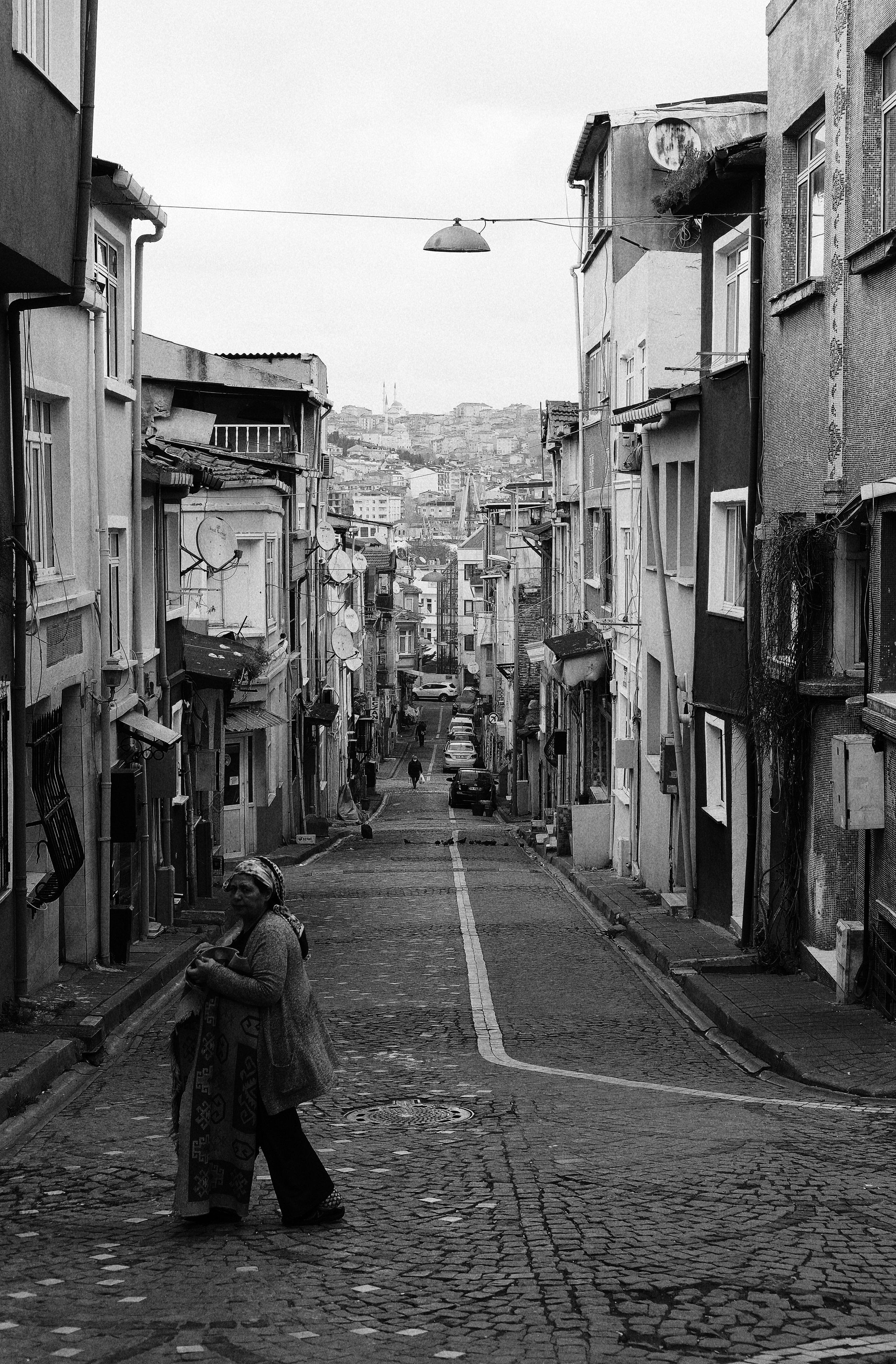Istanbul City in Black & White Photography