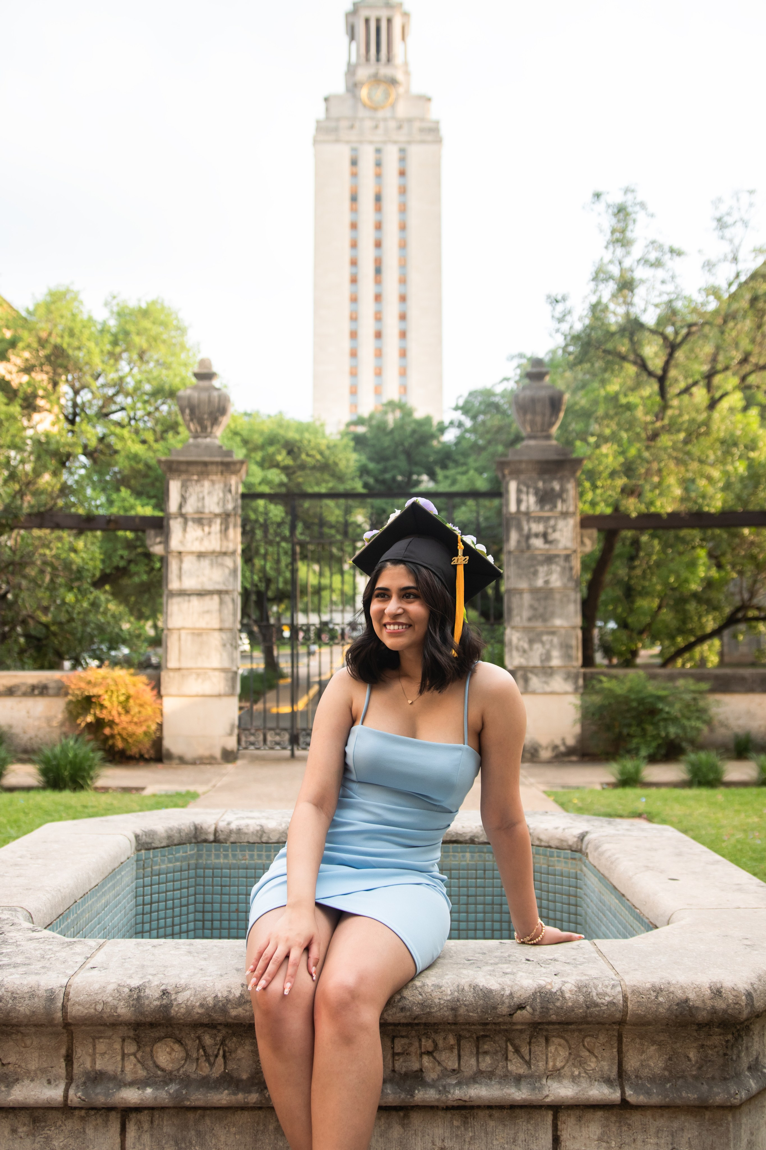 Maria’s graduation photoshoot at the University of Texas Austin