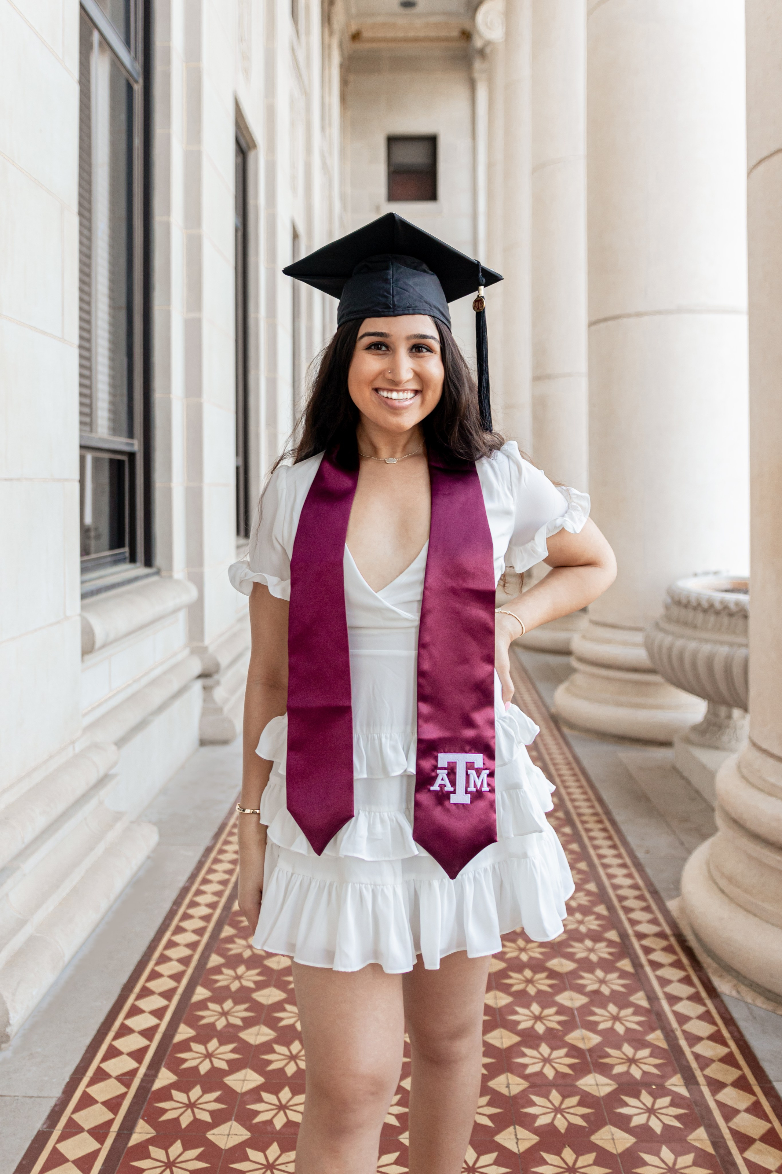 Arshia’s graduation photoshoot at Texas A&M University