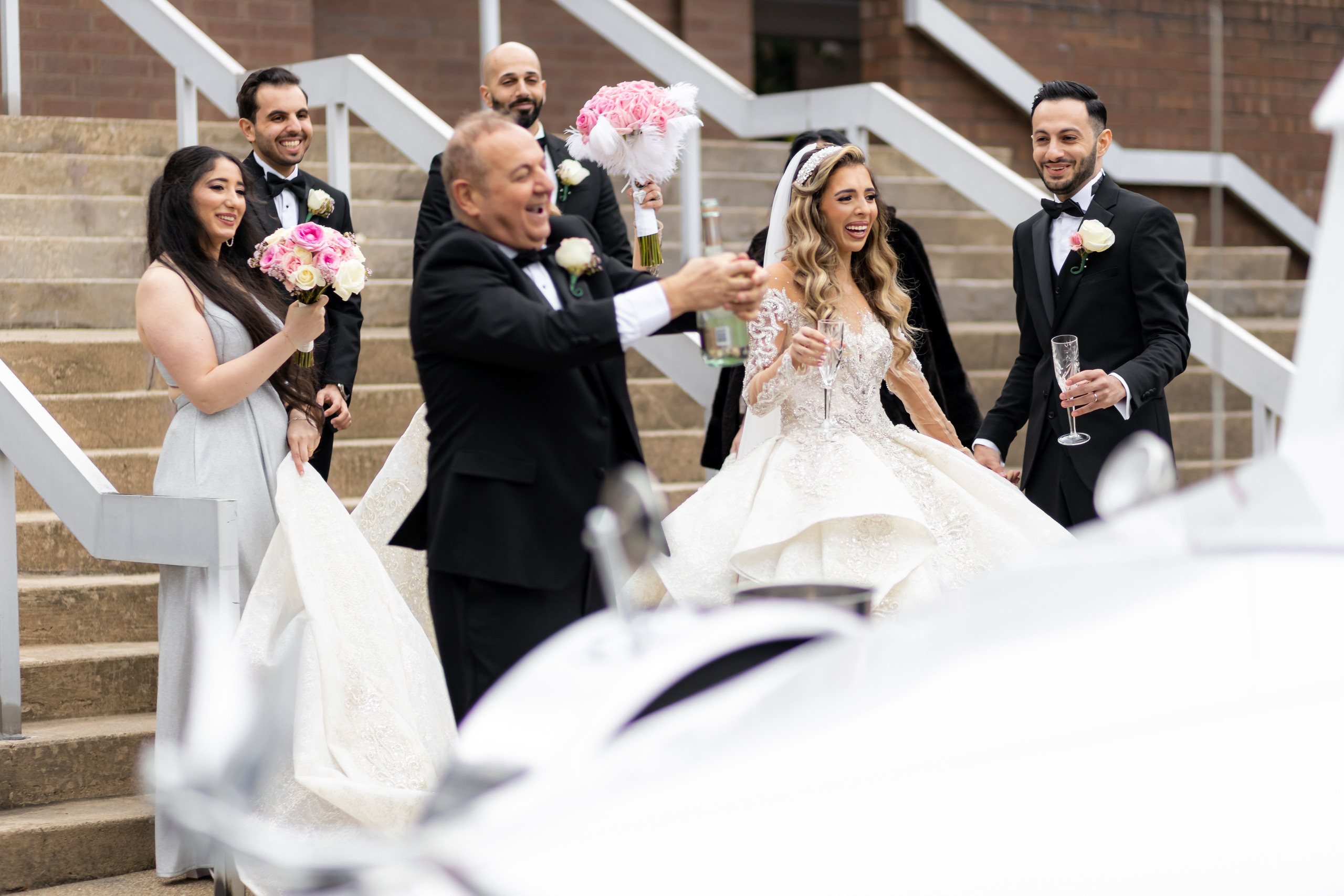 Natalie and Ghasan. Wedding and Event photography, Kisses + Veil