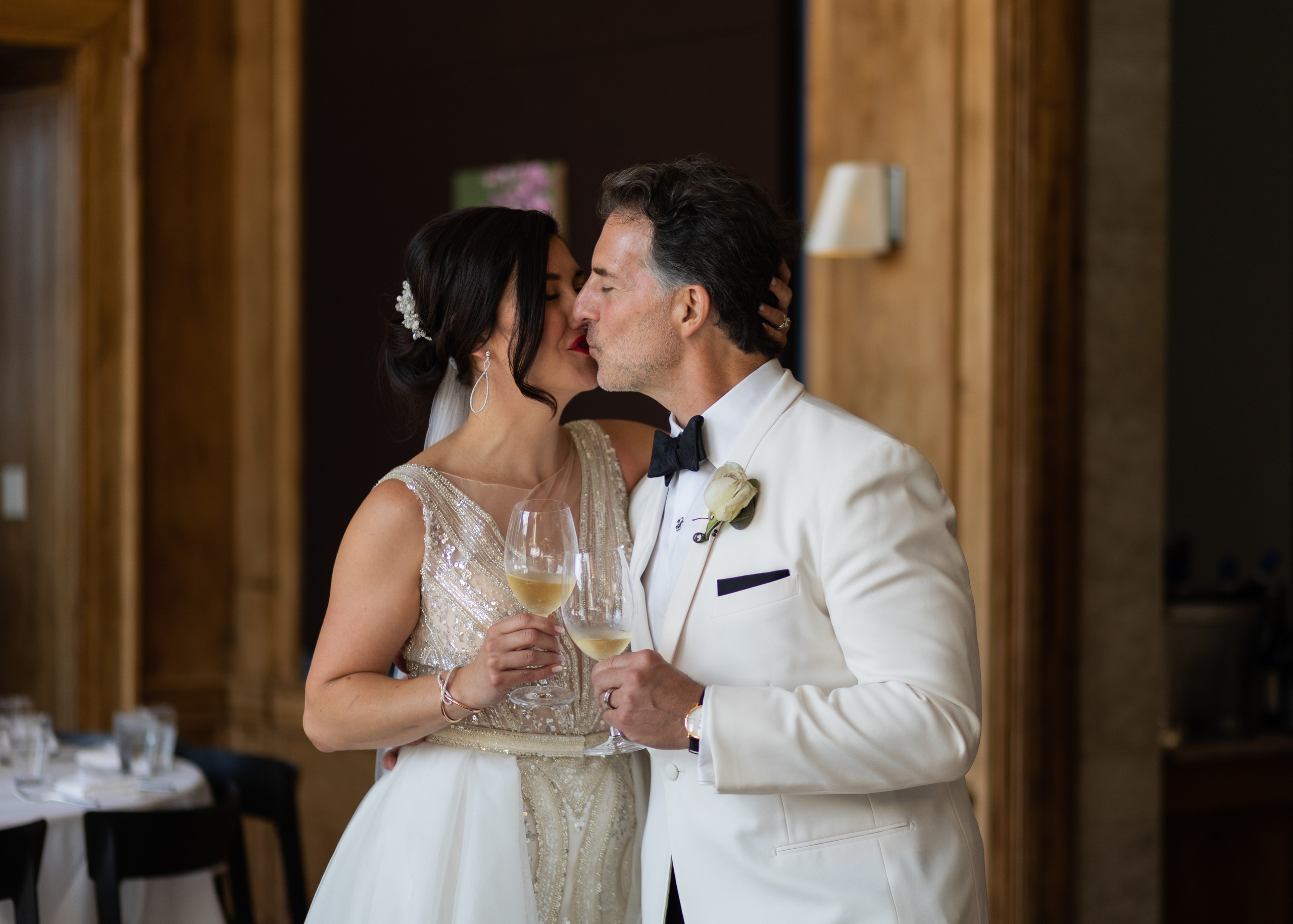 Claudie and Philip. Wedding and Event photography, Kisses + Veil