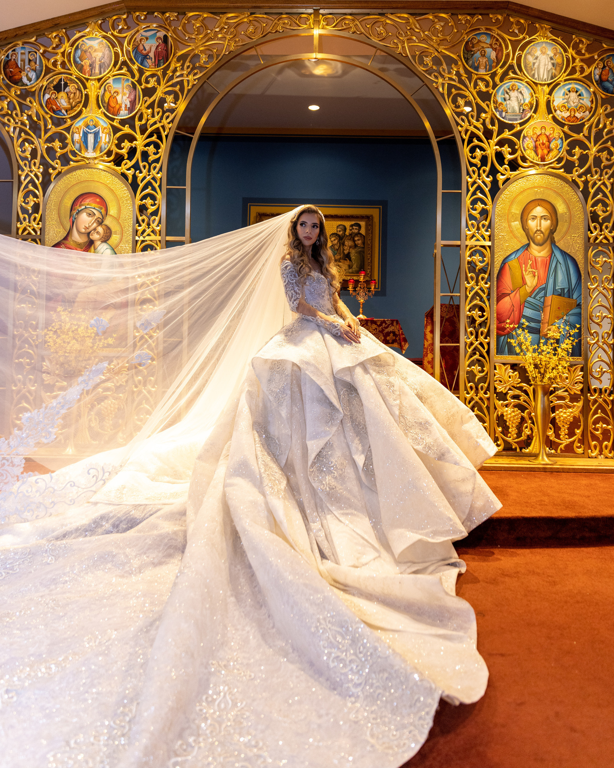 Natalie and Ghasan. Wedding and Event photography, Kisses + Veil