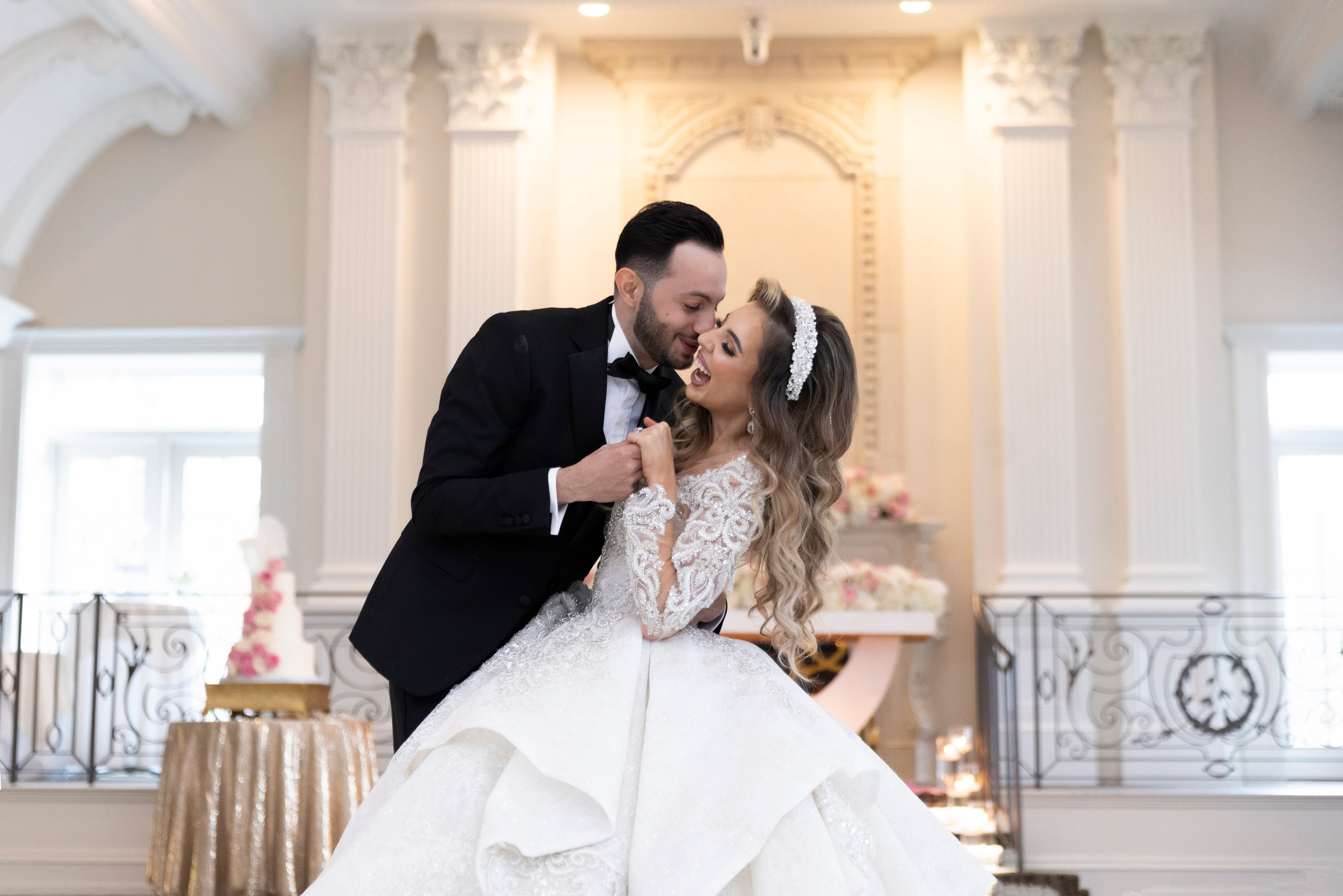 Natalie and Ghasan. Wedding and Event photography, Kisses + Veil