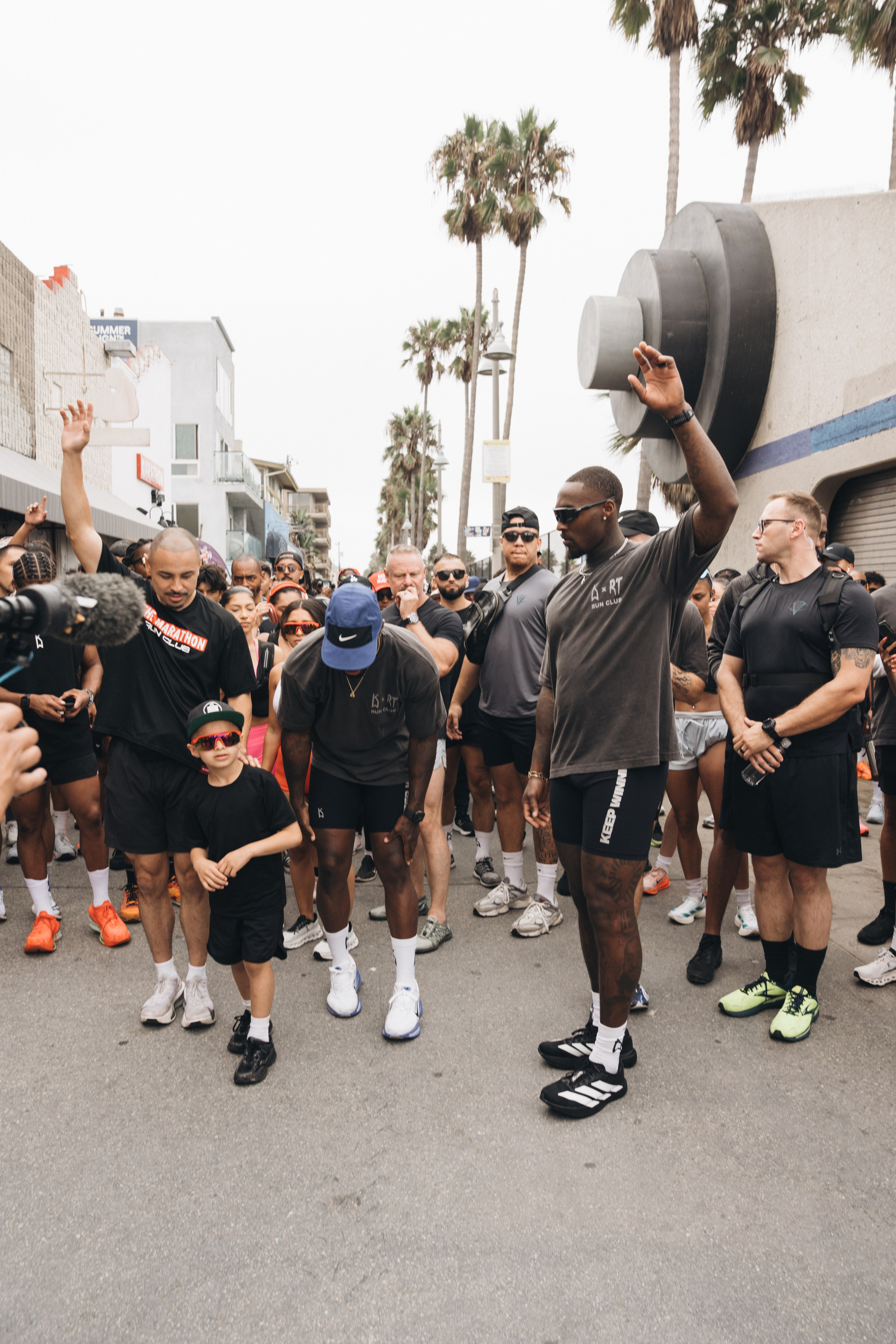 Keep Winning & Revenge Tour Run Club. Santa Monica based photographer Kristina Vasilenko