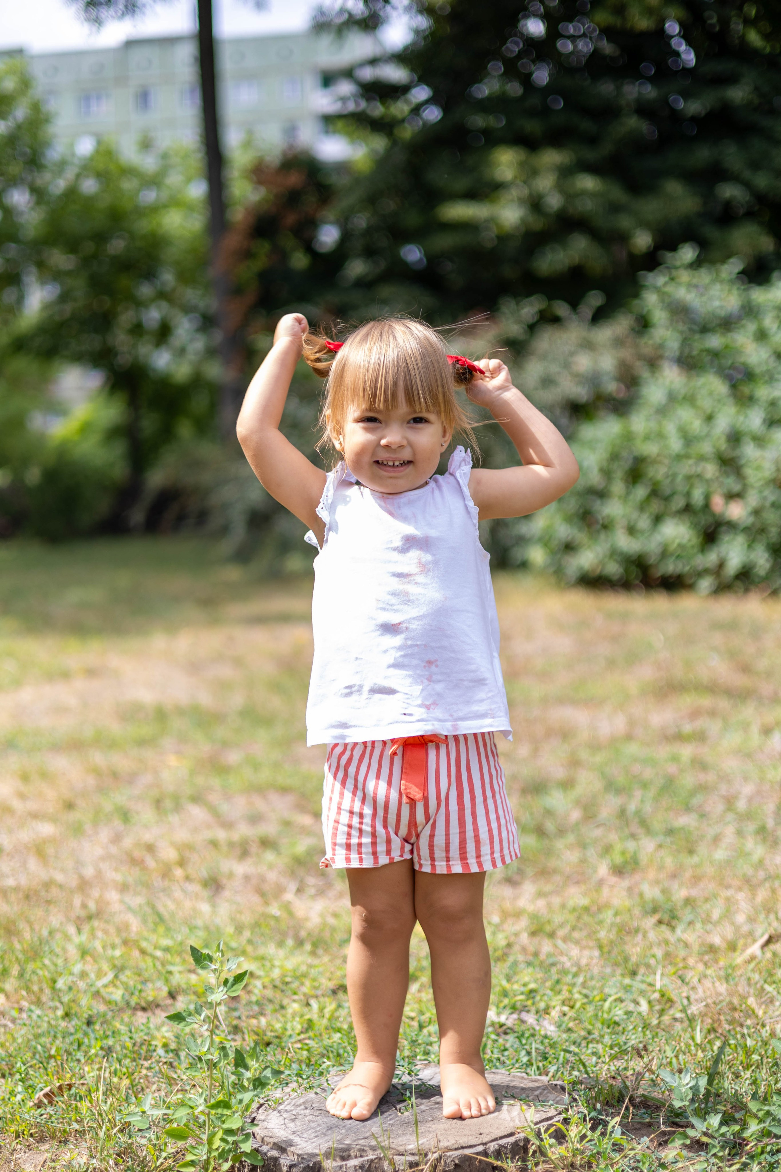 фото ребёнка на пикнике