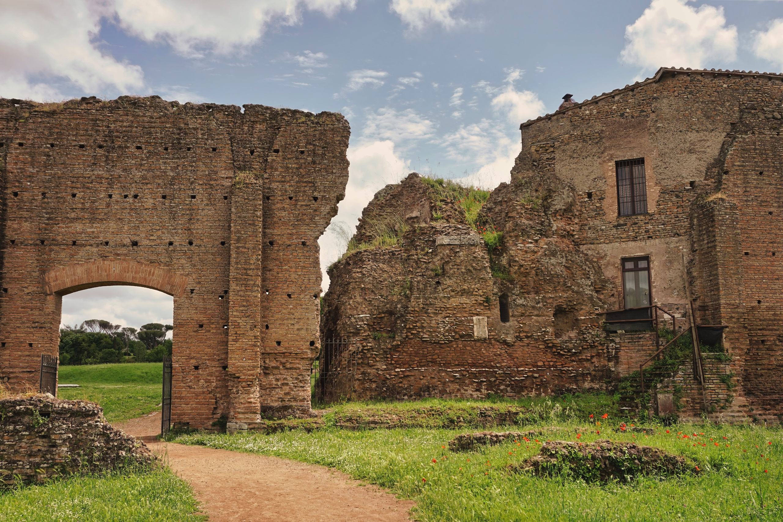 Photography of Italy – Tomb of the Servili along the Appian Way in Rome, photographed as part of a photography book about Rome.