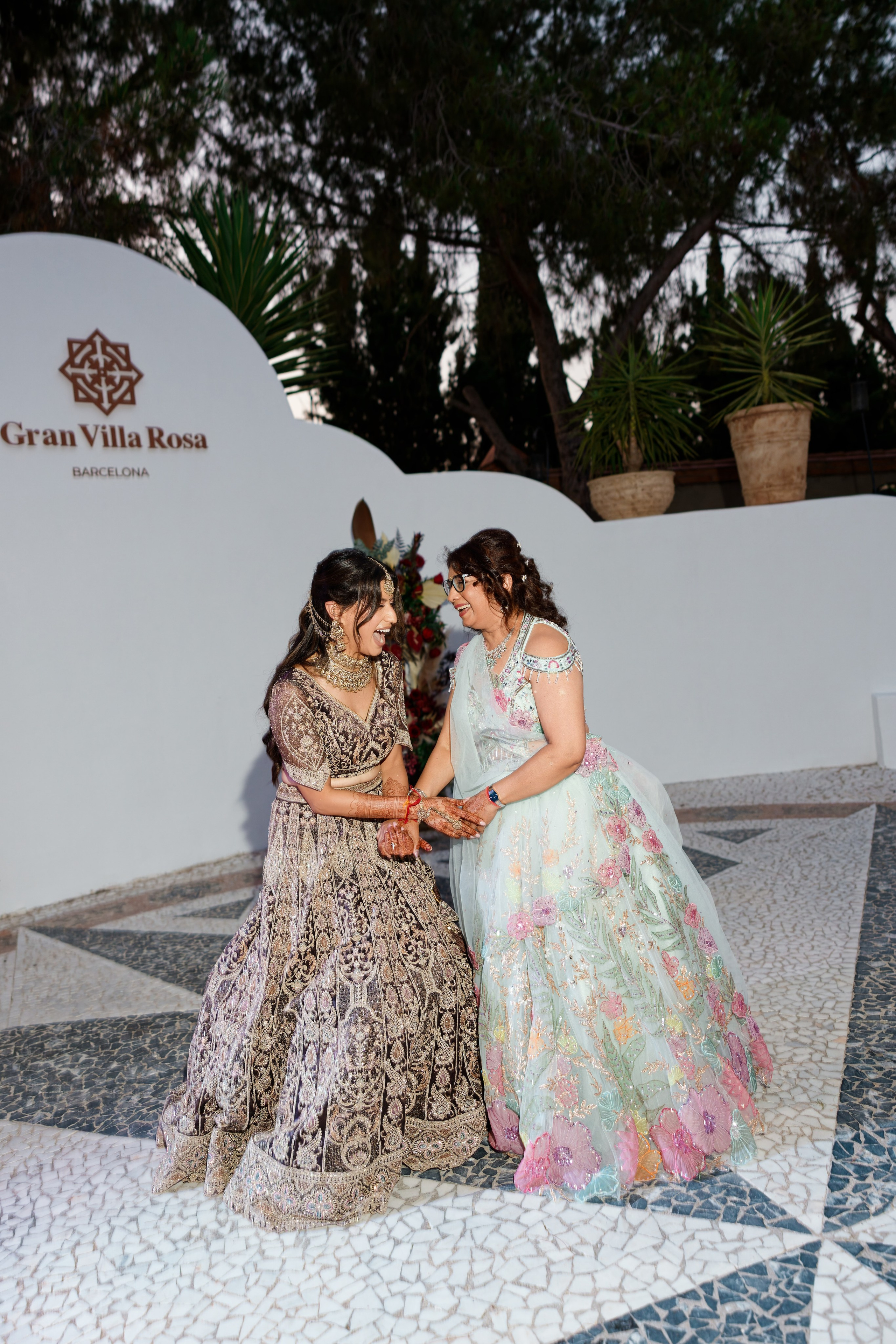 Indian wedding at Gran Villa Rosa, Barcelona