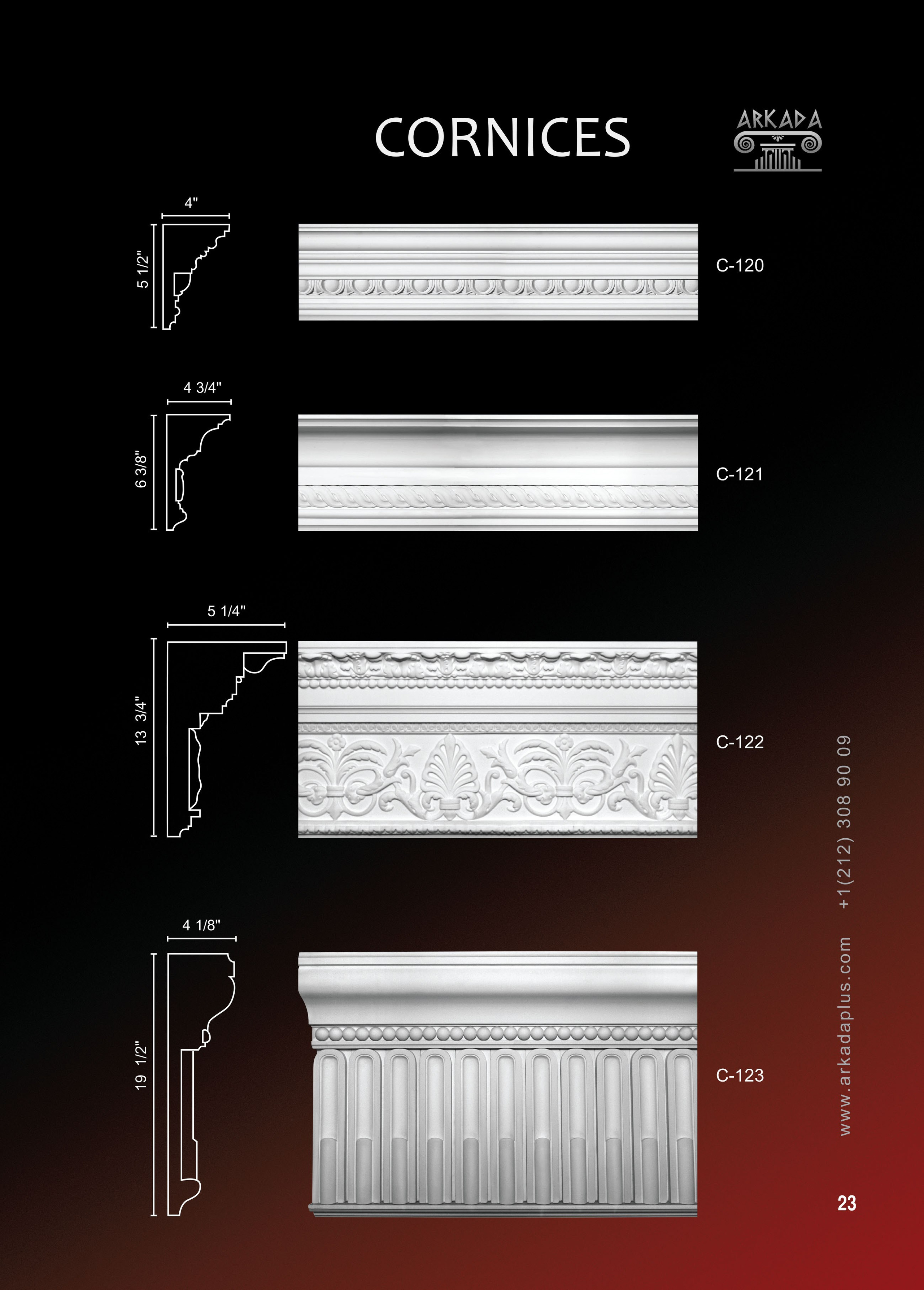 Crown Molding. Plaster molding