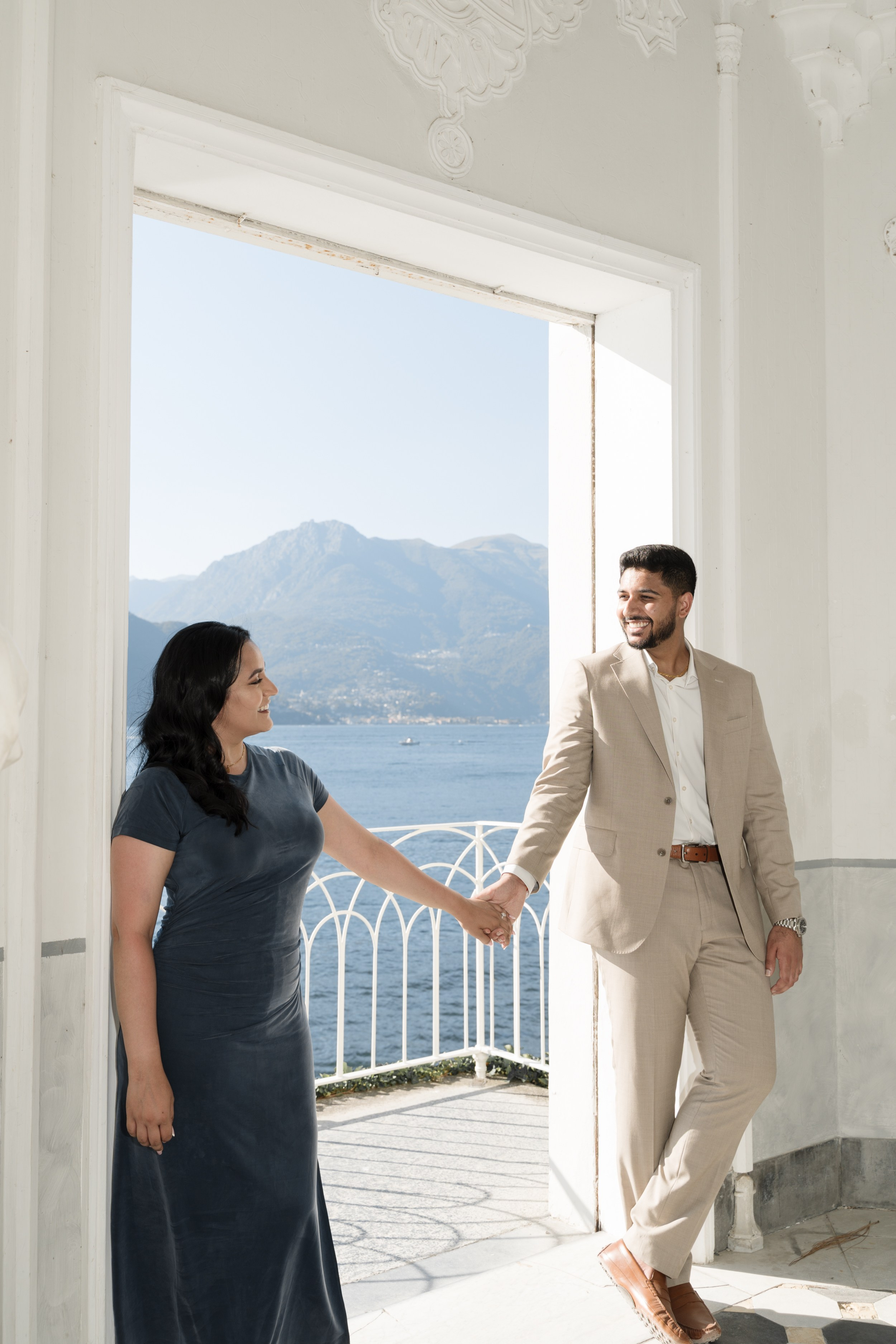 Villa Melzi Secret Proposal. Lake Como Proposal Photographer | Surprise Proposals & Engagements