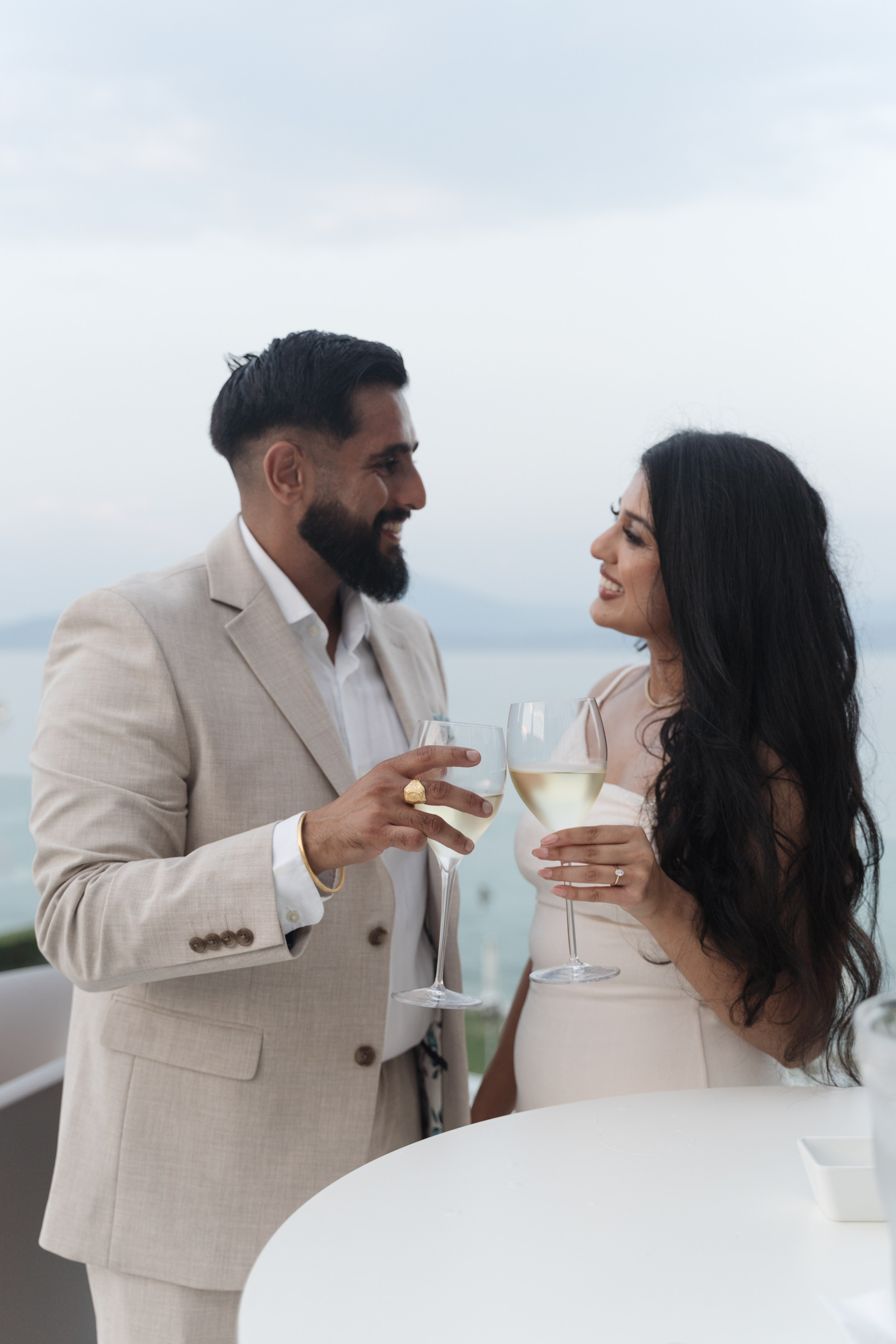 Lake Garda Rooftop Proposal. Lake Como Proposal Photographer | Surprise Proposals & Engagements