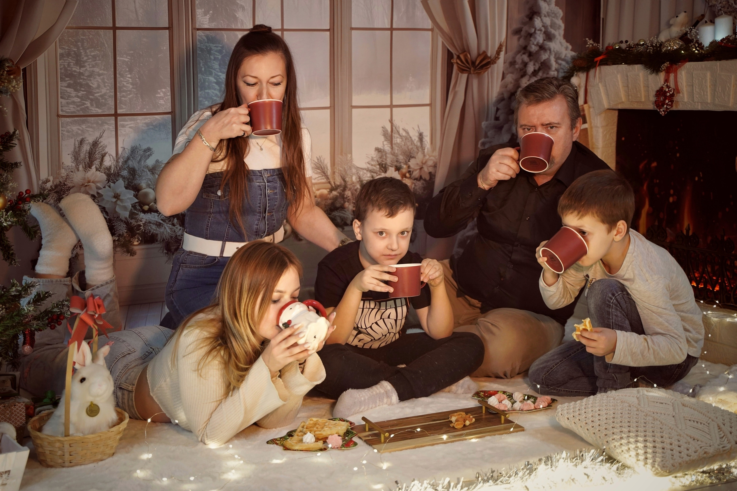 Семейный вечер в Новый год. Фотограф. Визуал. Хайфа. Талья Цветкова