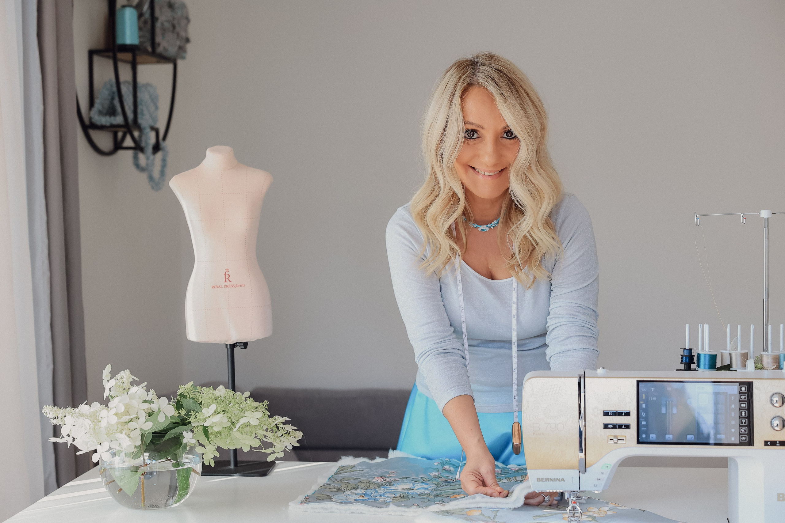 The Founder of the Sewing School. Photographer Marina Gargi