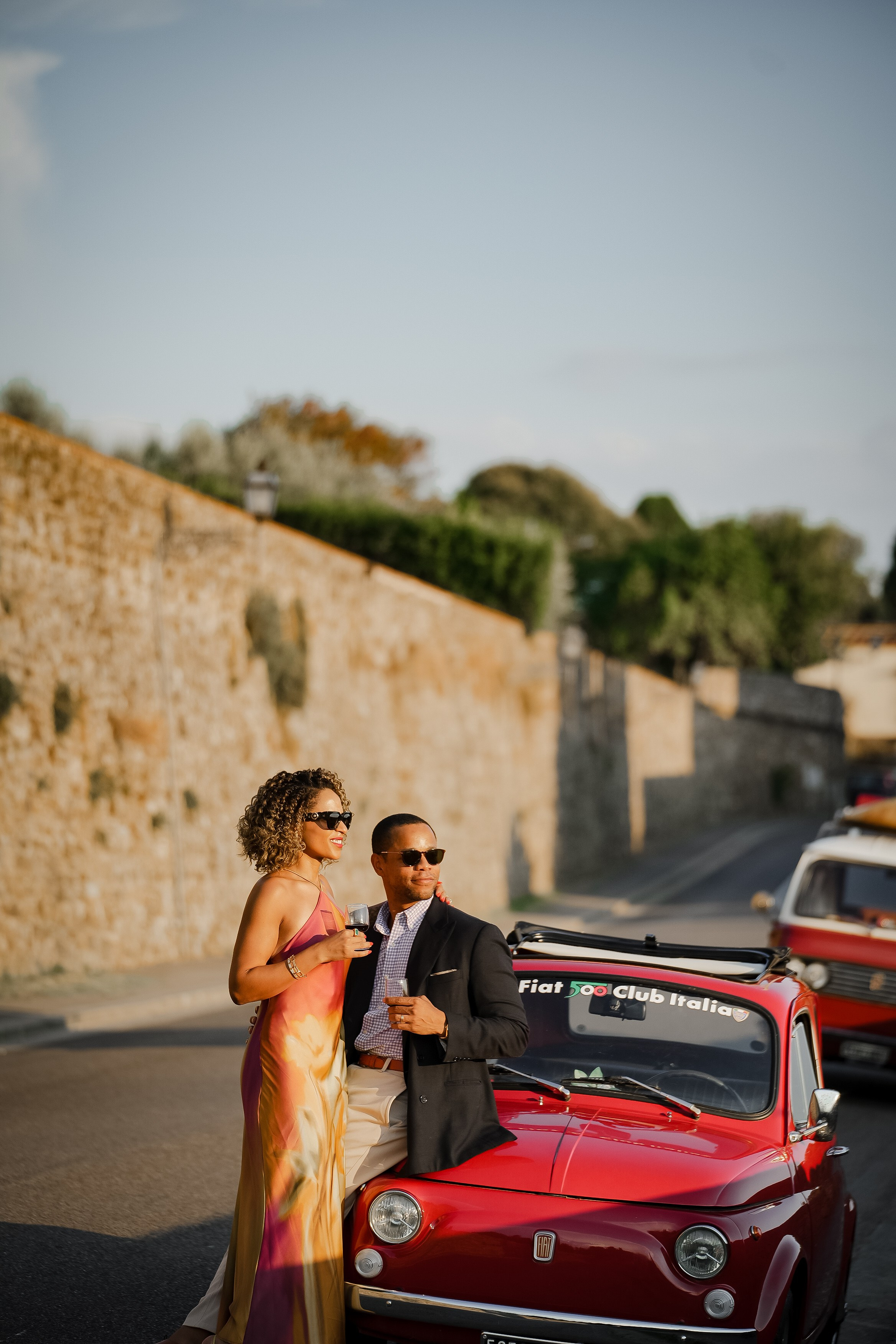 FIAT 500. Wedding Photographer in Italy