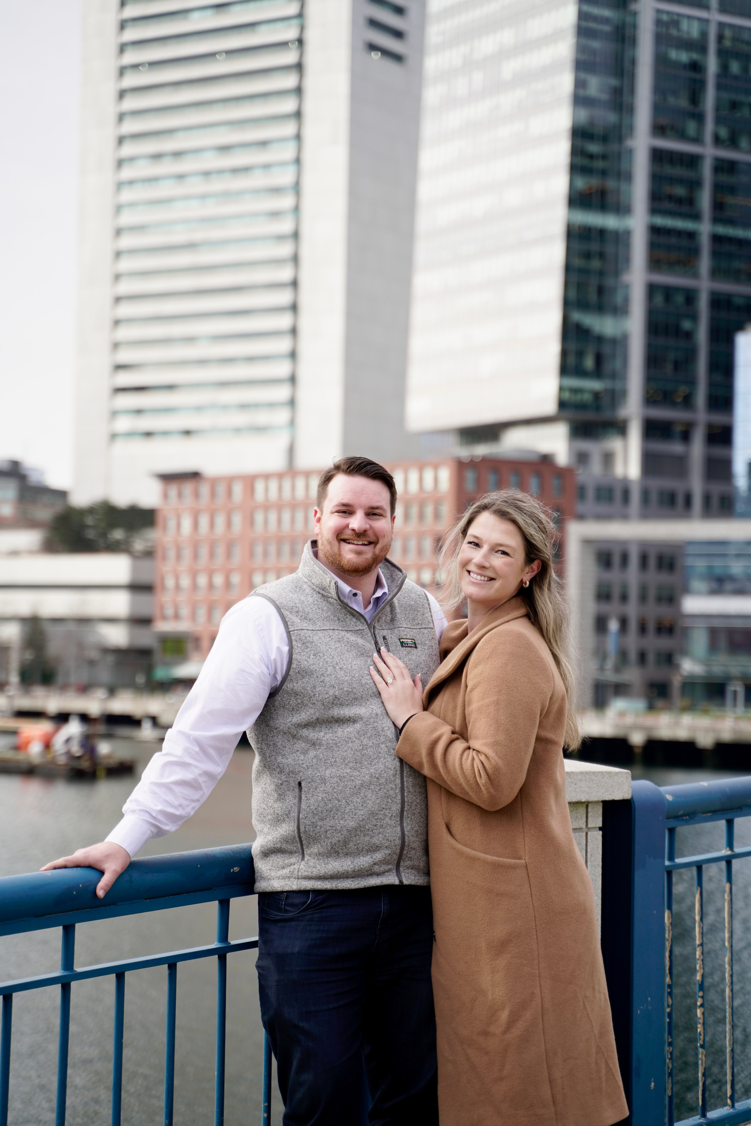 Charles and Helen at Seaport. Stefanovich Photography | Boston, MA