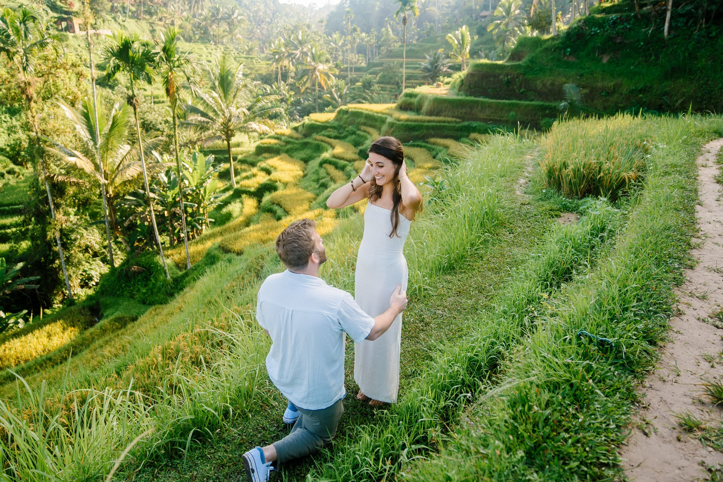 James Rose Marriage Proposal. Female Photographer in Bali