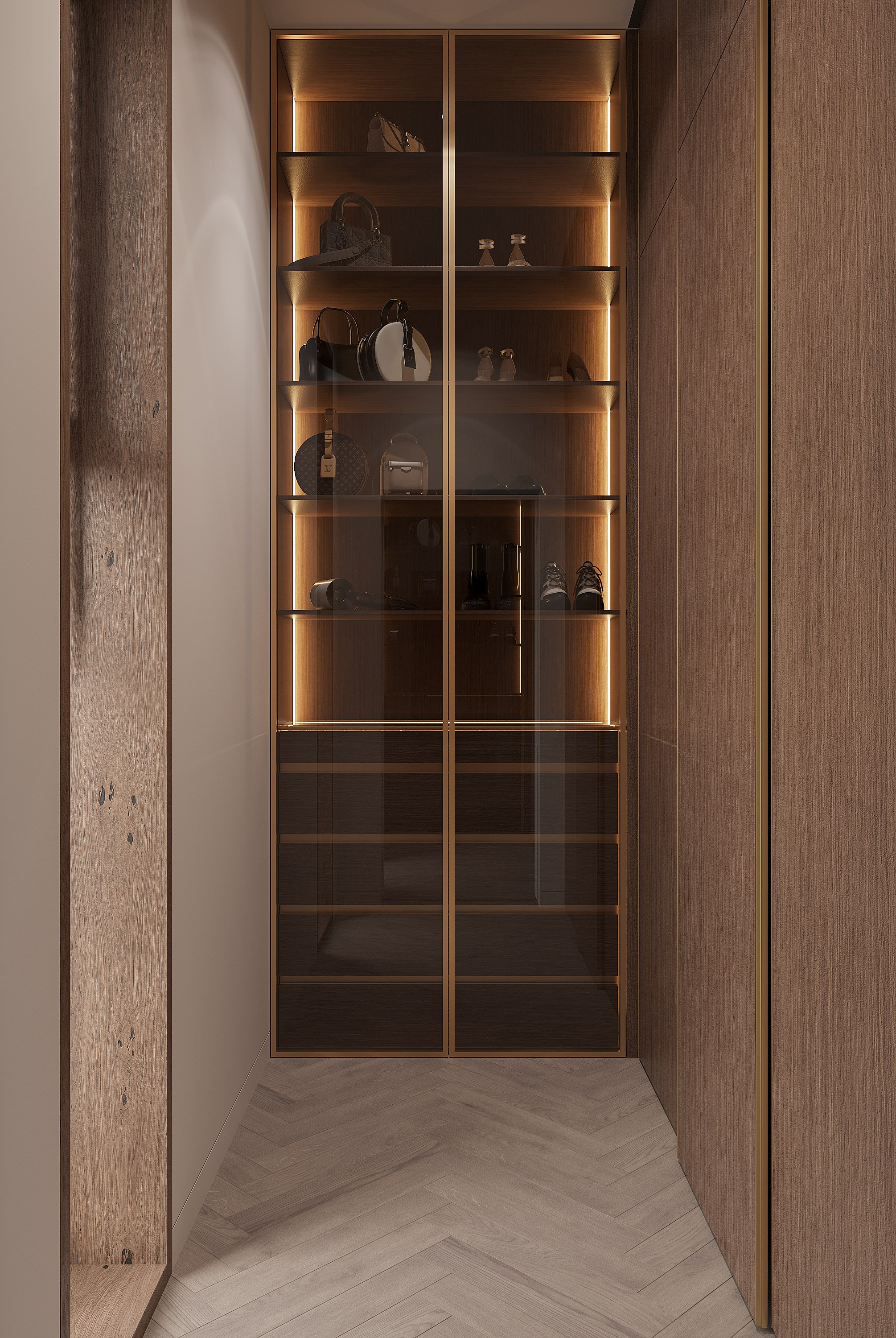 Private House 140 m². Interjera dizaina studija 4 Stūri