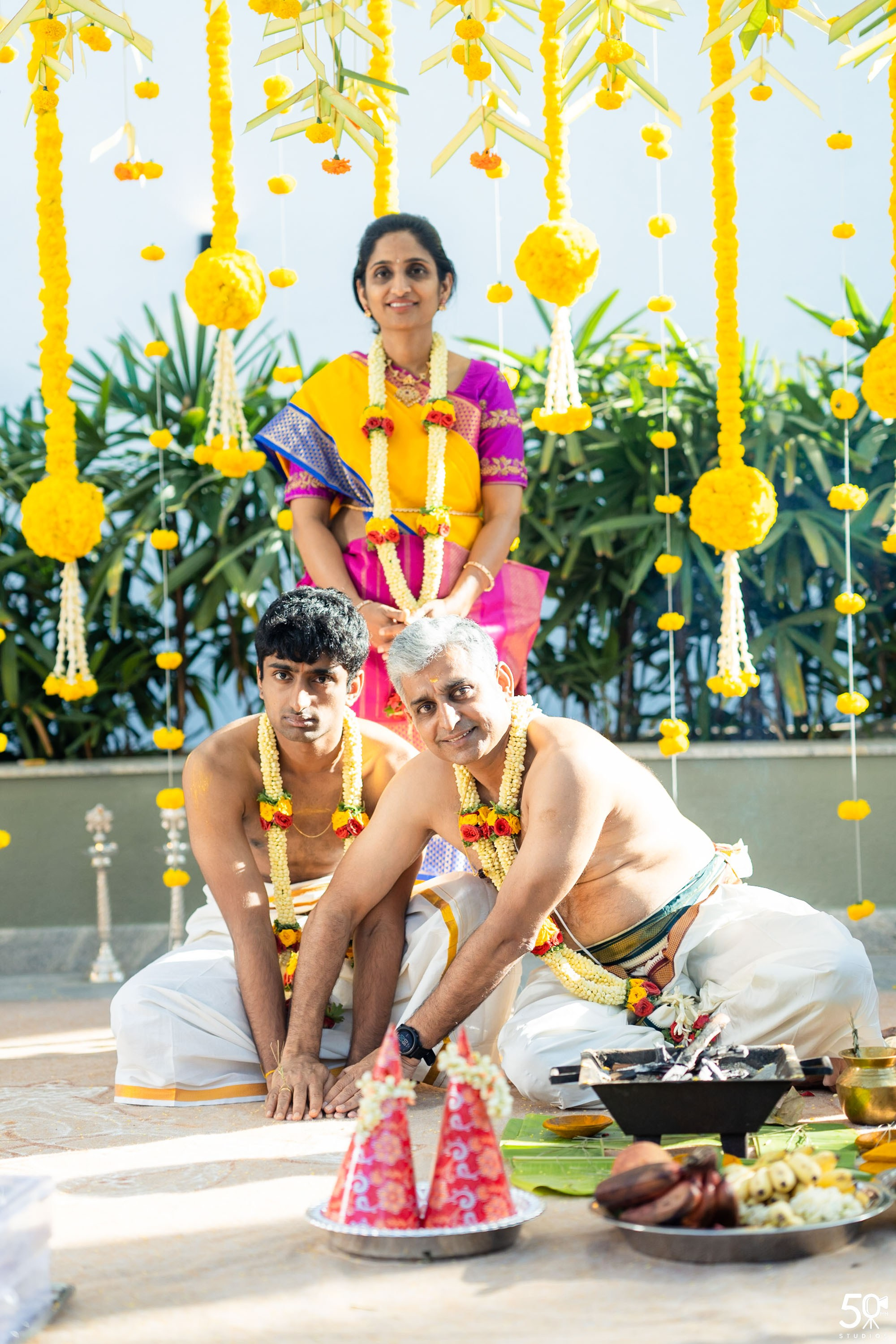 SANJAY AND SAKETH UPANAYANA. 50mm STUDIOS