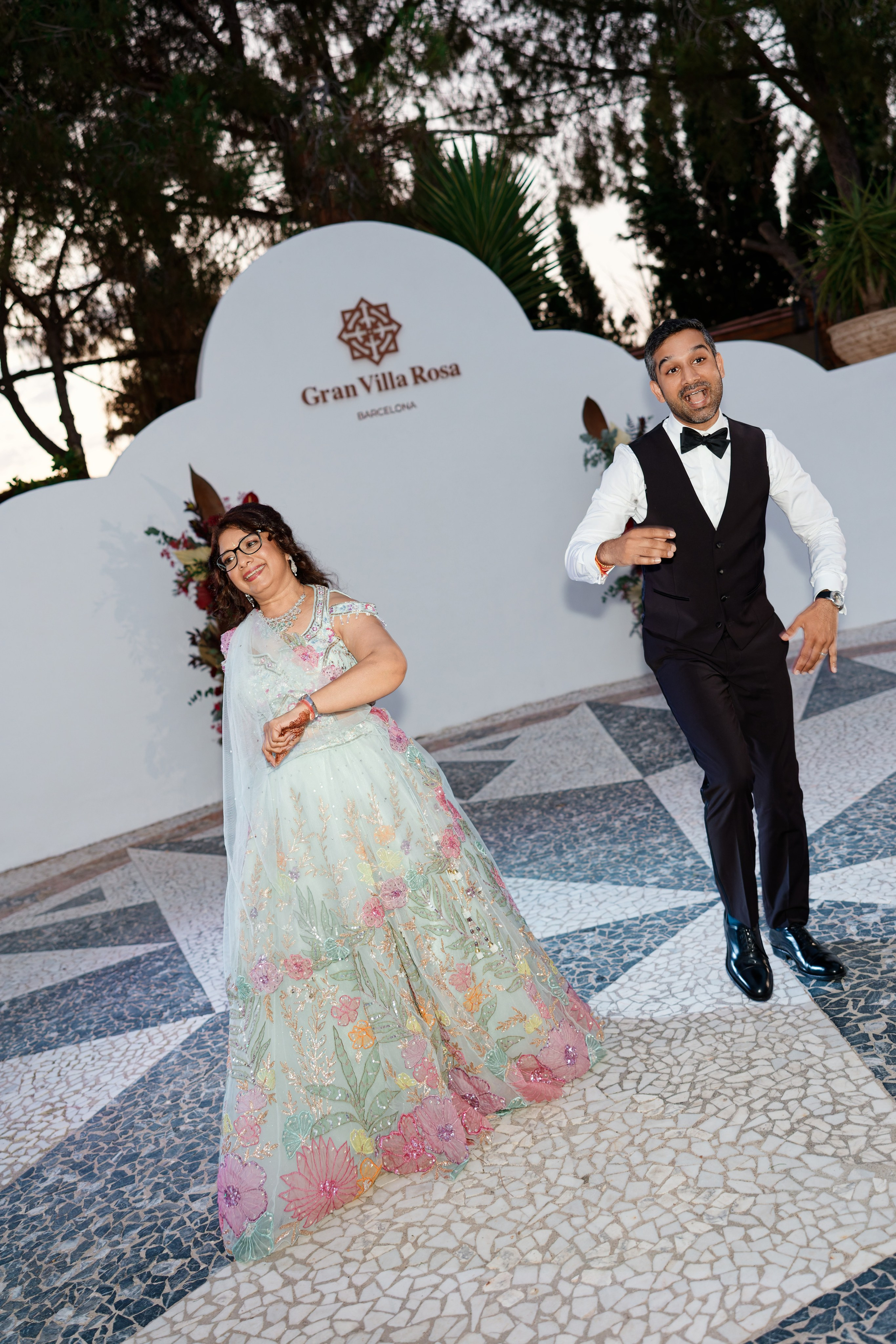Indian wedding at Gran Villa Rosa, Barcelona
