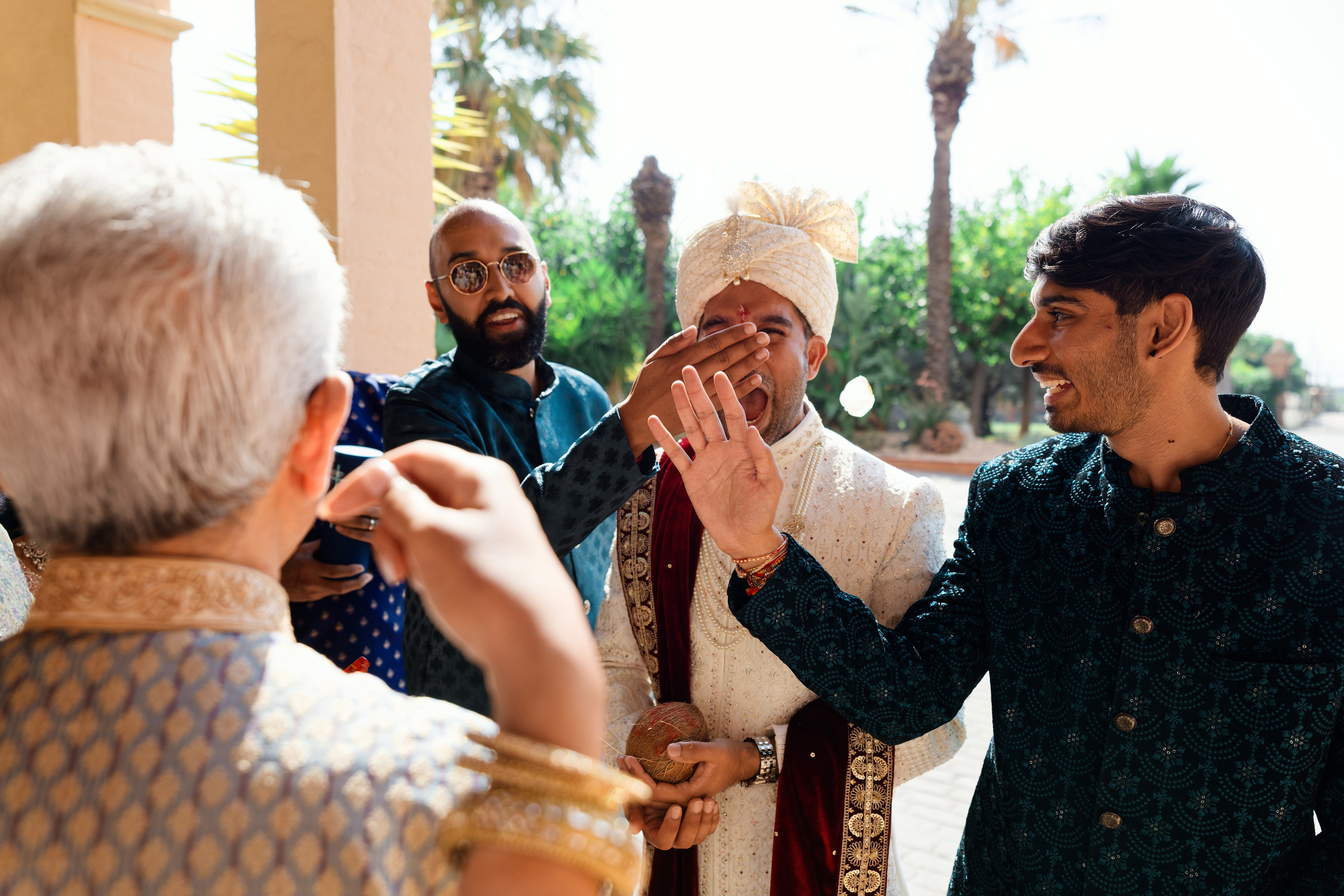 Indian wedding at Gran Villa Rosa, Barcelona
