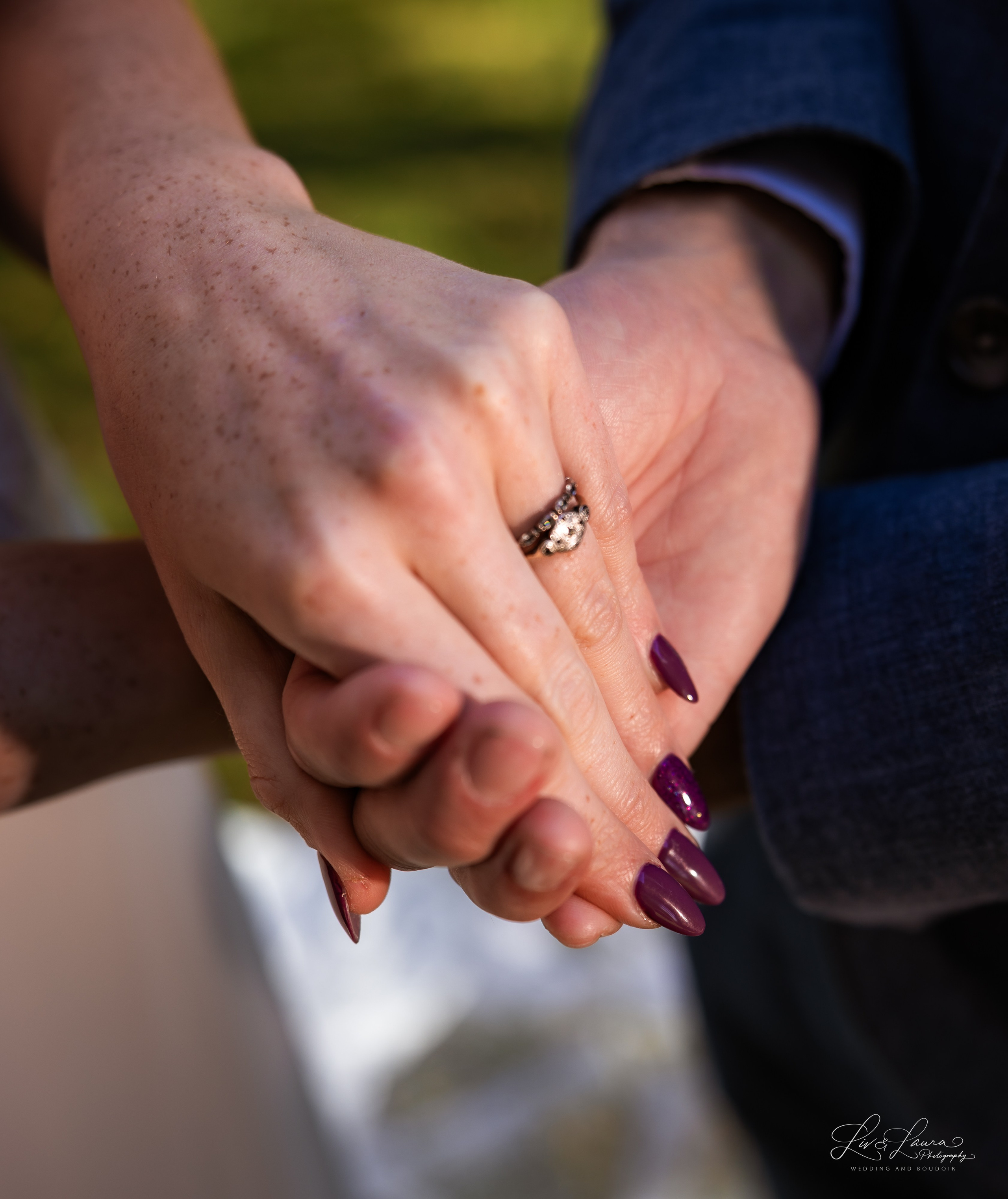Amy and Dom. Wedding and boudoir photography by Liv and Laura
