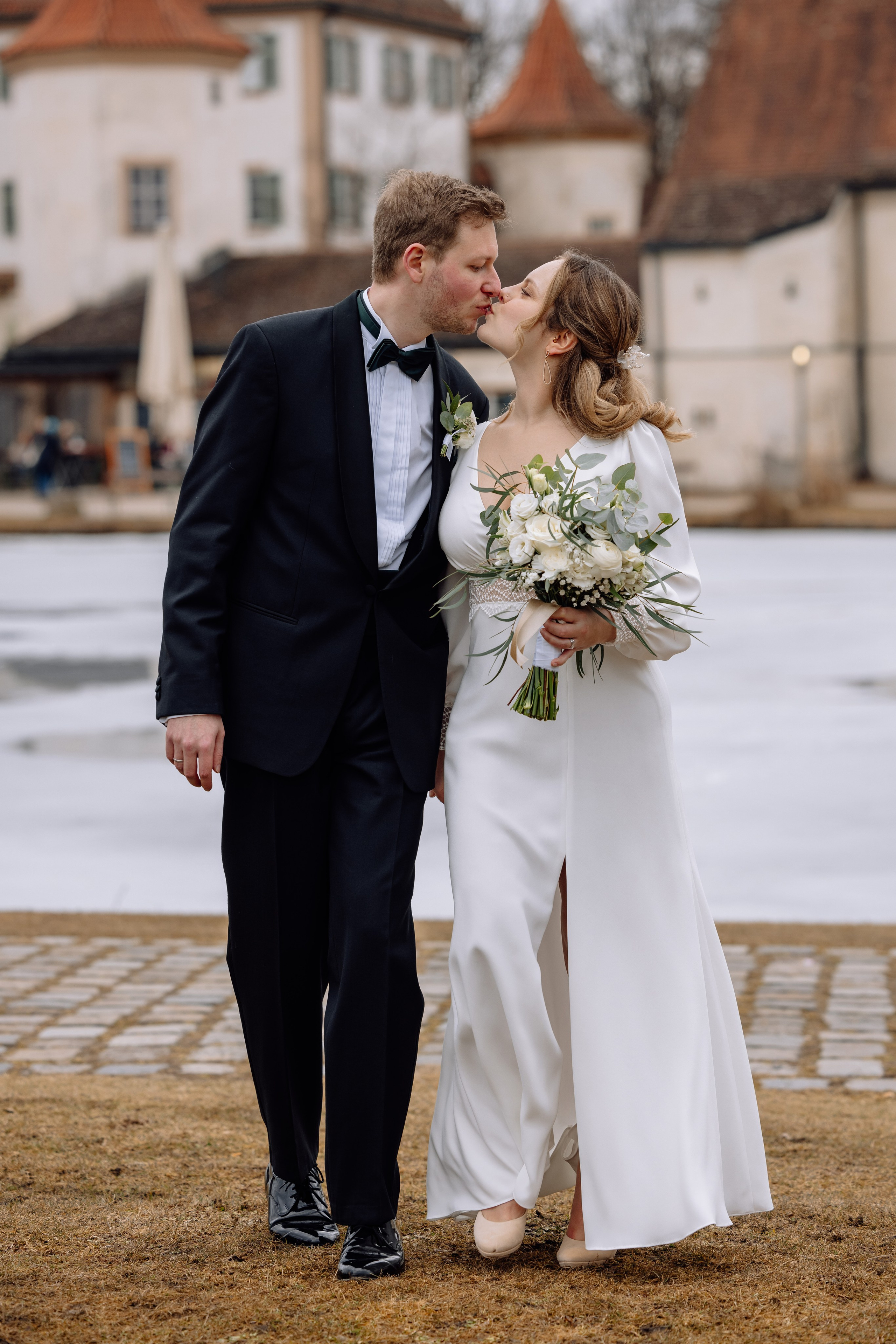 Kuss des Brautpaares