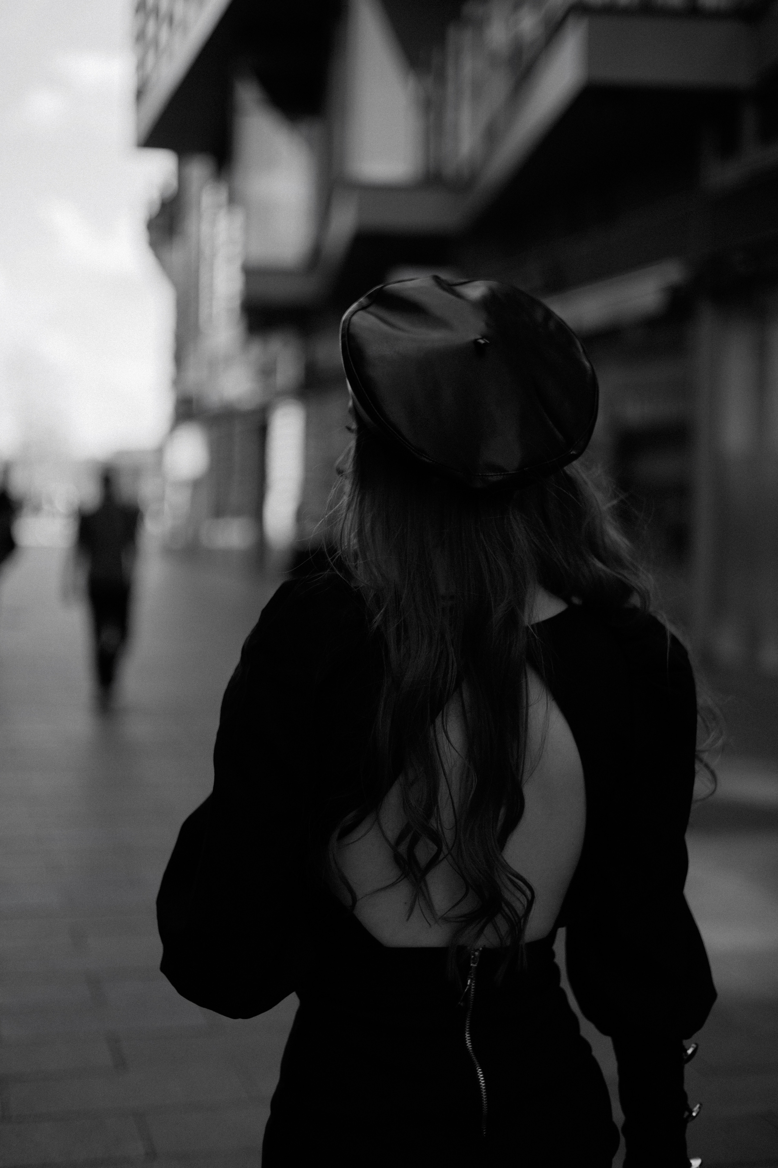 Monochrome Elegance. Black & White City Portraits | Timeless, Strong.Cinematic. Kristina Kozheltsova- Soulful Portrait&Lifestyle&Love Story Photographer in Leipzig, Germany