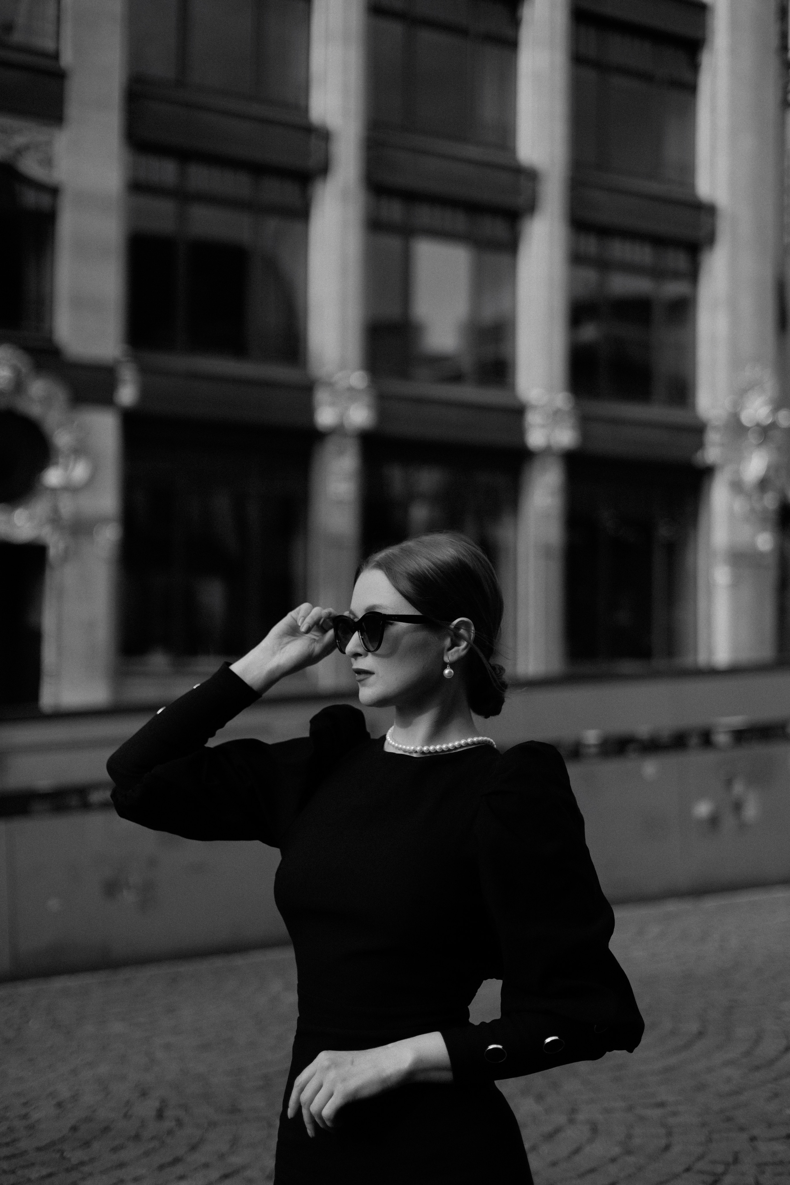 Monochrome Elegance. Black & White City Portraits | Timeless, Strong.Cinematic. Kristina Kozheltsova- Soulful Portrait&Lifestyle&Love Story Photographer in Leipzig, Germany