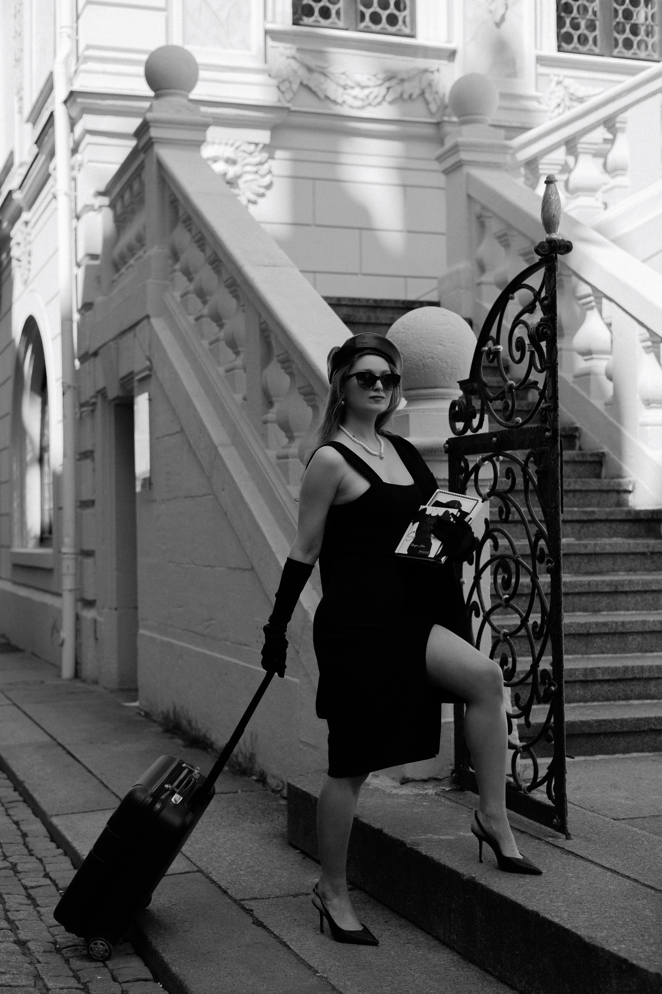 Monochrome Elegance. Black & White City Portraits | Timeless, Strong.Cinematic. Kristina Kozheltsova- Soulful Portrait&Lifestyle&Love Story Photographer in Leipzig, Germany