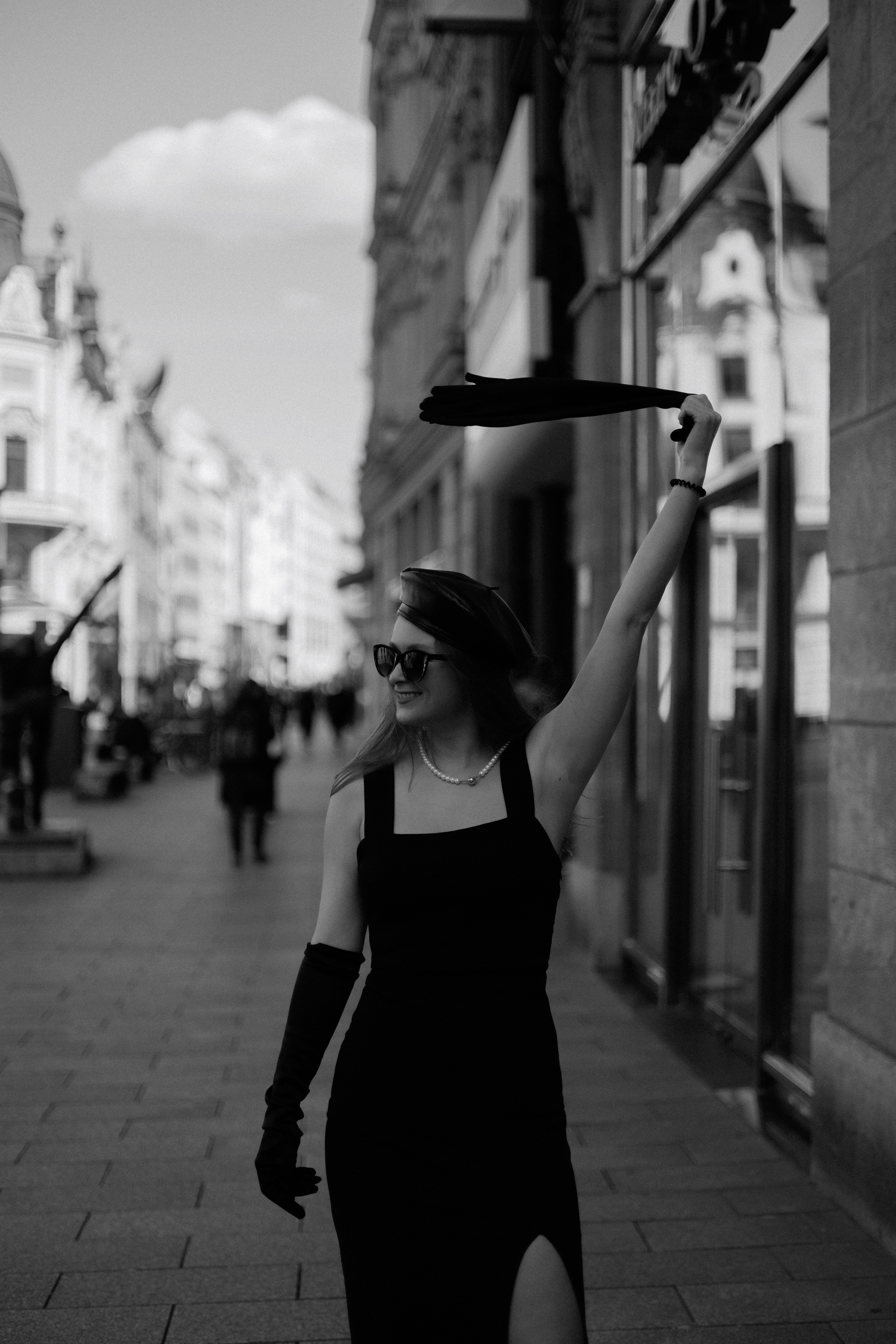 Monochrome Elegance. Black & White City Portraits | Timeless, Strong.Cinematic. Kristina Kozheltsova- Soulful Portrait&Lifestyle&Love Story Photographer in Leipzig, Germany