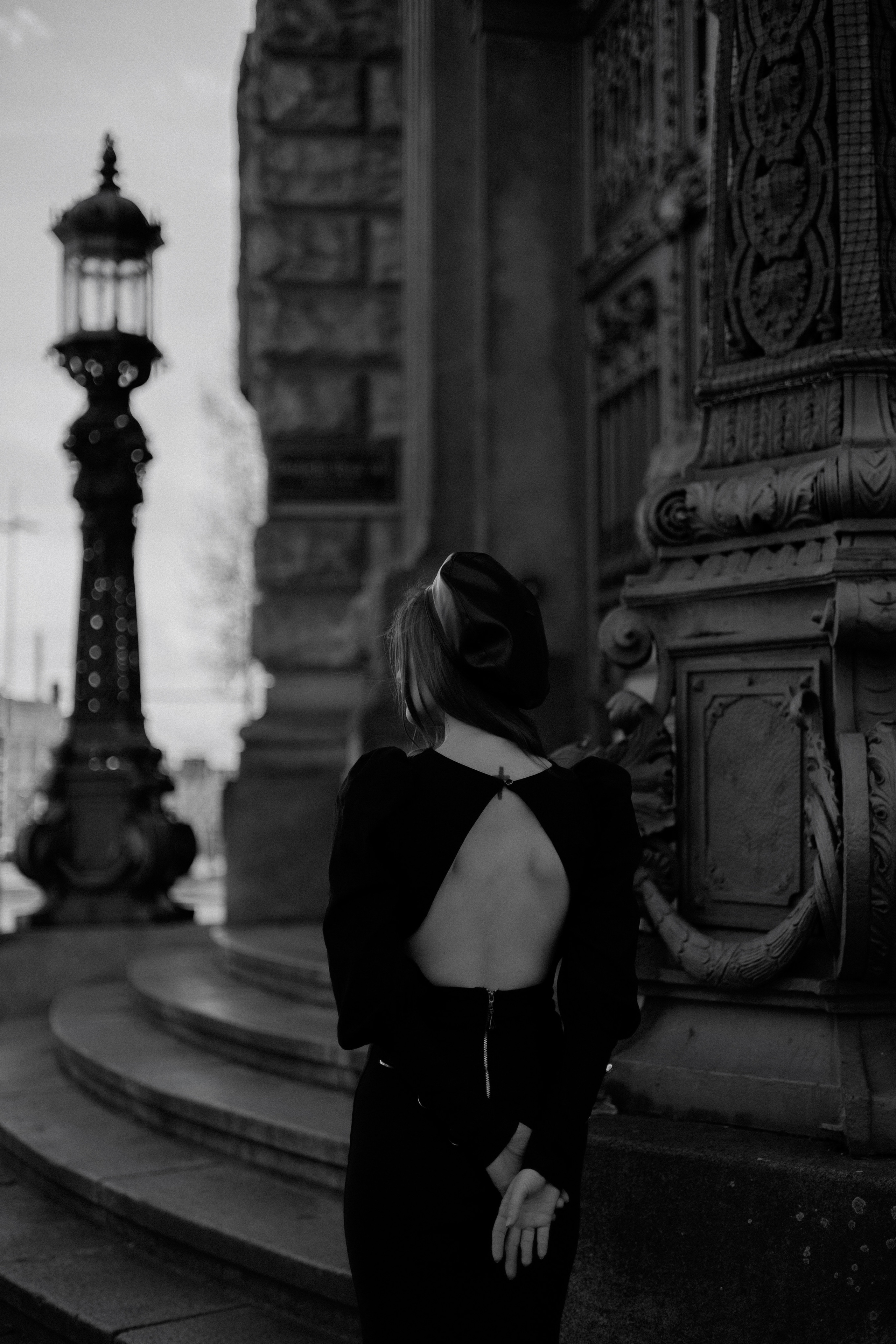 Monochrome Elegance. Black & White City Portraits | Timeless, Strong.Cinematic. Kristina Kozheltsova- Soulful Portrait&Lifestyle&Love Story Photographer in Leipzig, Germany