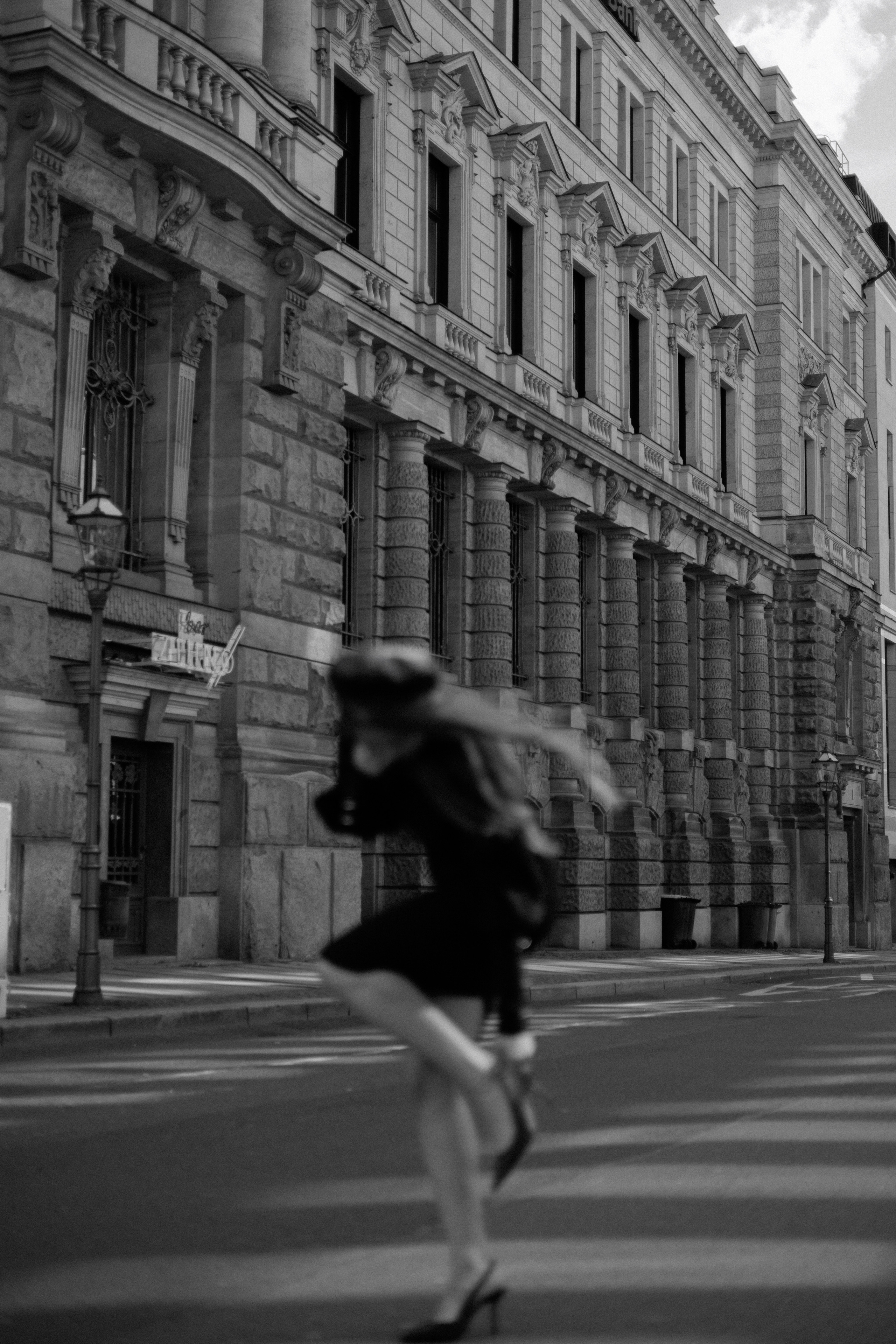 Monochrome Elegance. Black & White City Portraits | Timeless, Strong.Cinematic. Kristina Kozheltsova- Soulful Portrait&Lifestyle&Love Story Photographer in Leipzig, Germany