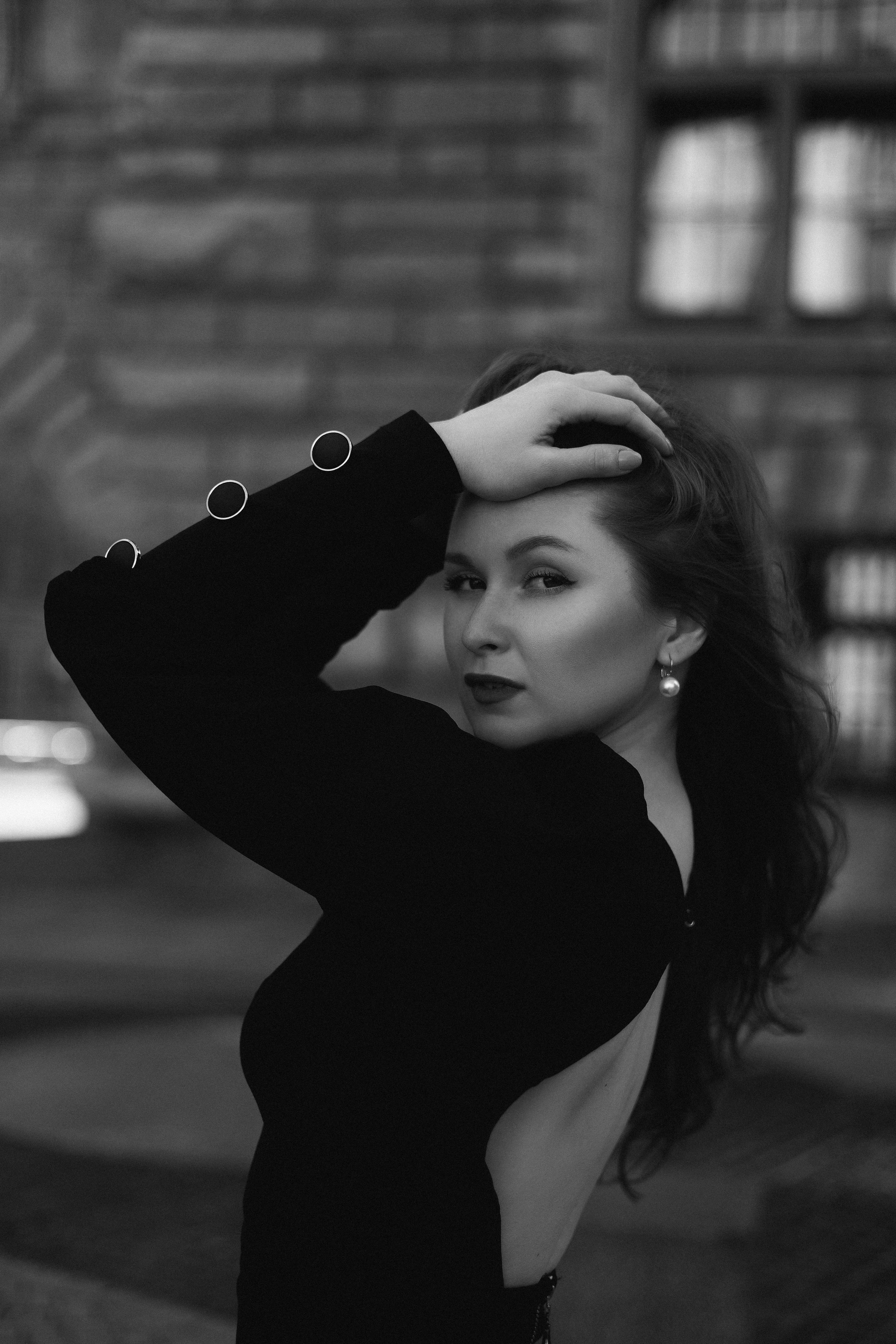 Monochrome Elegance. Black & White City Portraits | Timeless, Strong.Cinematic. Kristina Kozheltsova- Soulful Portrait&Lifestyle&Love Story Photographer in Leipzig, Germany