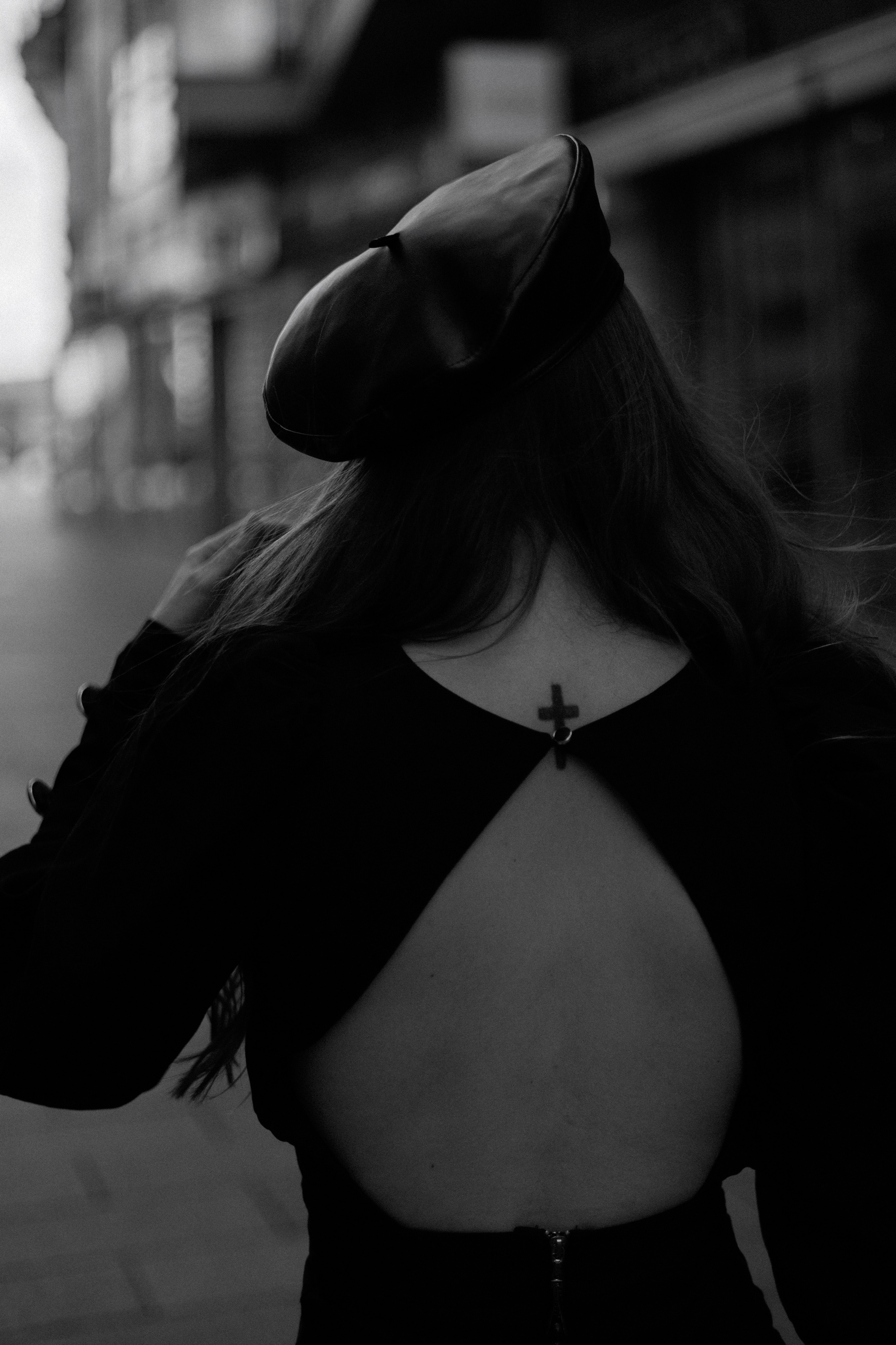 Monochrome Elegance. Black & White City Portraits | Timeless, Strong.Cinematic. Kristina Kozheltsova- Soulful Portrait&Lifestyle&Love Story Photographer in Leipzig, Germany