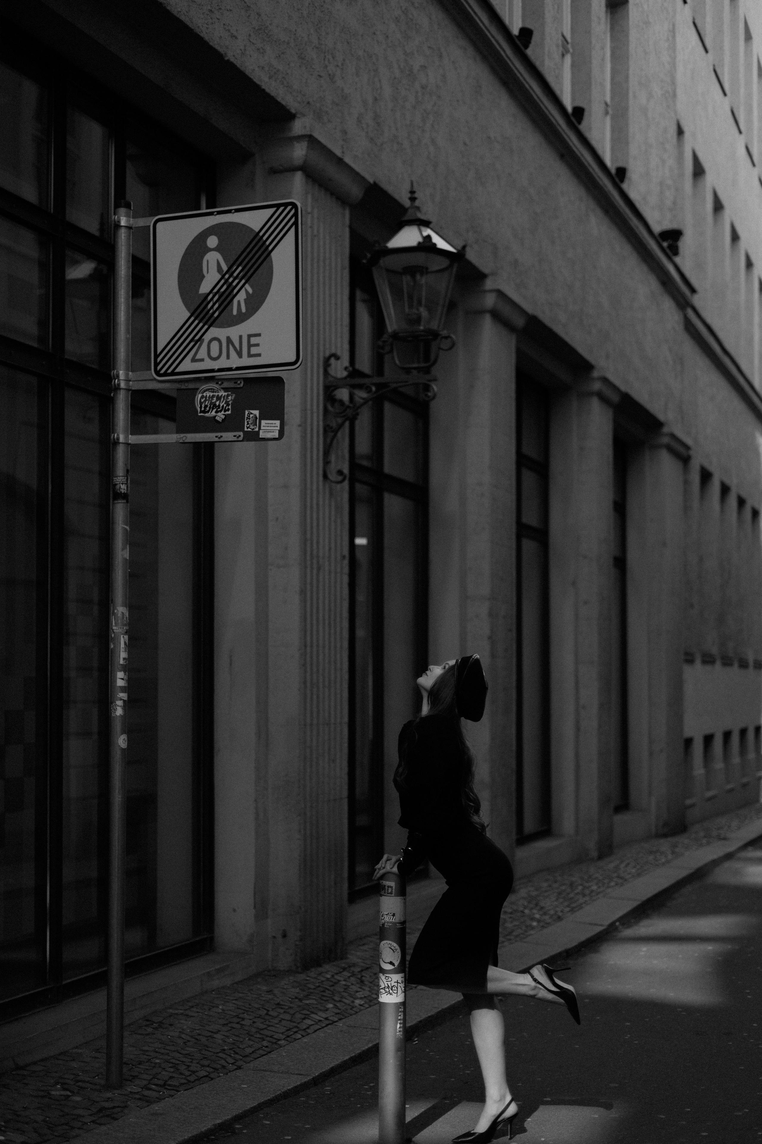 Monochrome Elegance. Black & White City Portraits | Timeless, Strong.Cinematic. Kristina Kozheltsova- Soulful Portrait&Lifestyle&Love Story Photographer in Leipzig, Germany