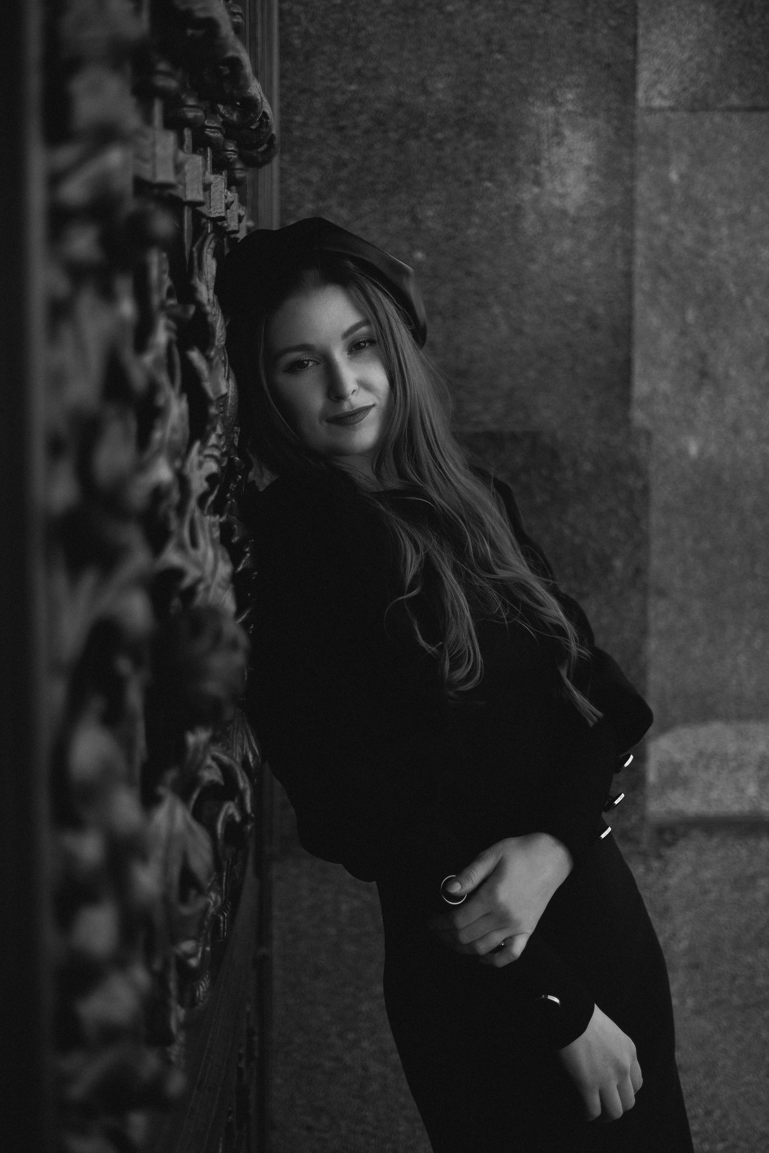 Monochrome Elegance. Black & White City Portraits | Timeless, Strong.Cinematic. Kristina Kozheltsova- Soulful Portrait&Lifestyle&Love Story Photographer in Leipzig, Germany