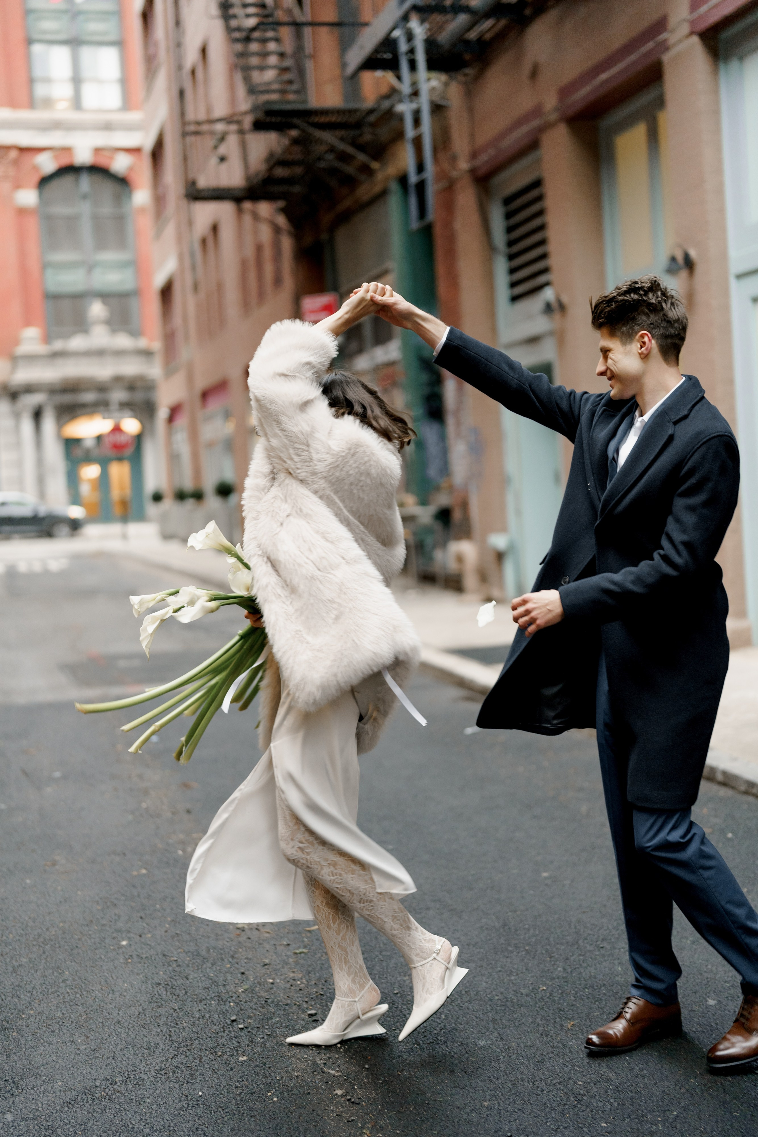 Alina and Dan’s Bold and Stylish Engagement Shoot. Wedding photographer and videographer New York | New Jersey