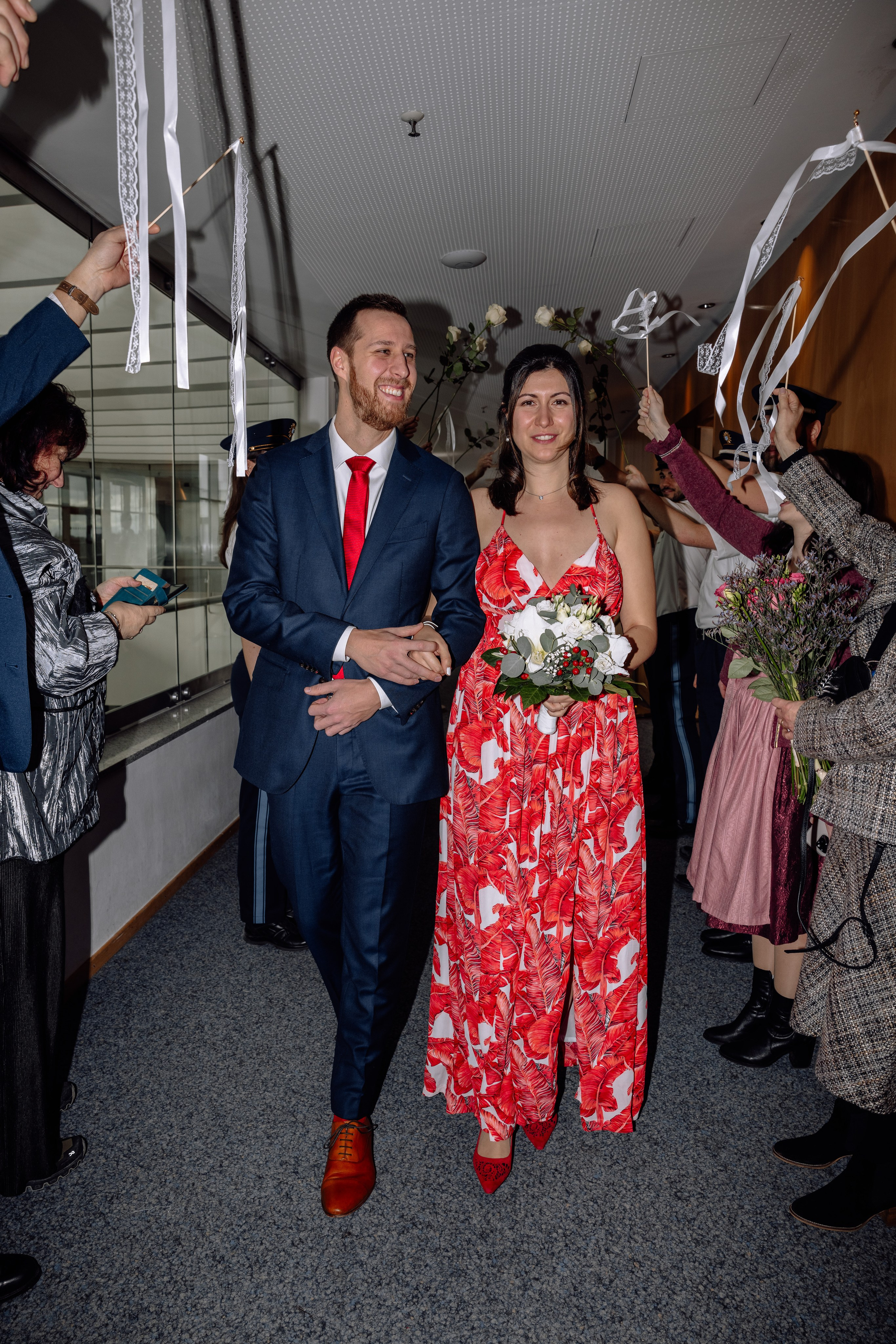 Warme Winterhochzeit in München - Standesamt Ruppertstraße. Hochzeitsfotograf München Taufe Familienfotograf Tanja Mauke