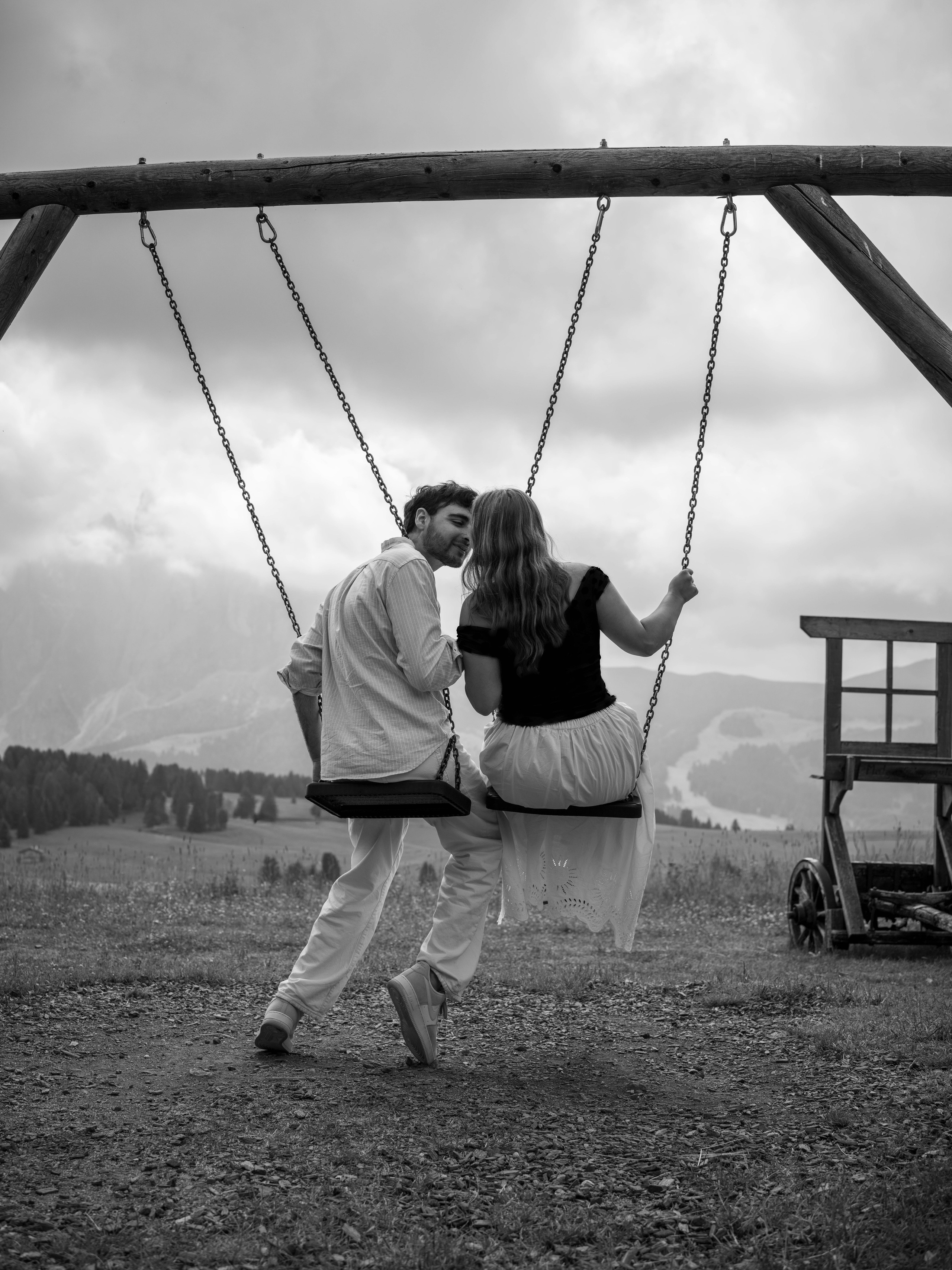 Proposal, Alpe di Siusi, the Dolomites