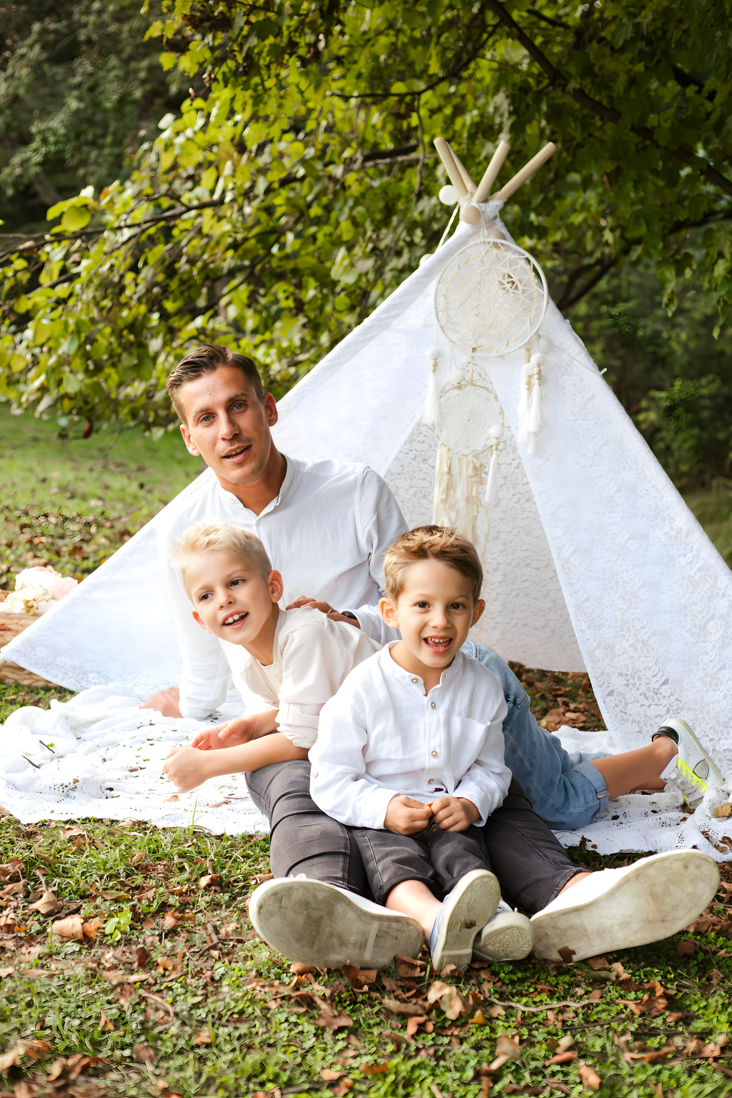 Maggie e la sua bellissima famiglia. Luci e Capricci Photography