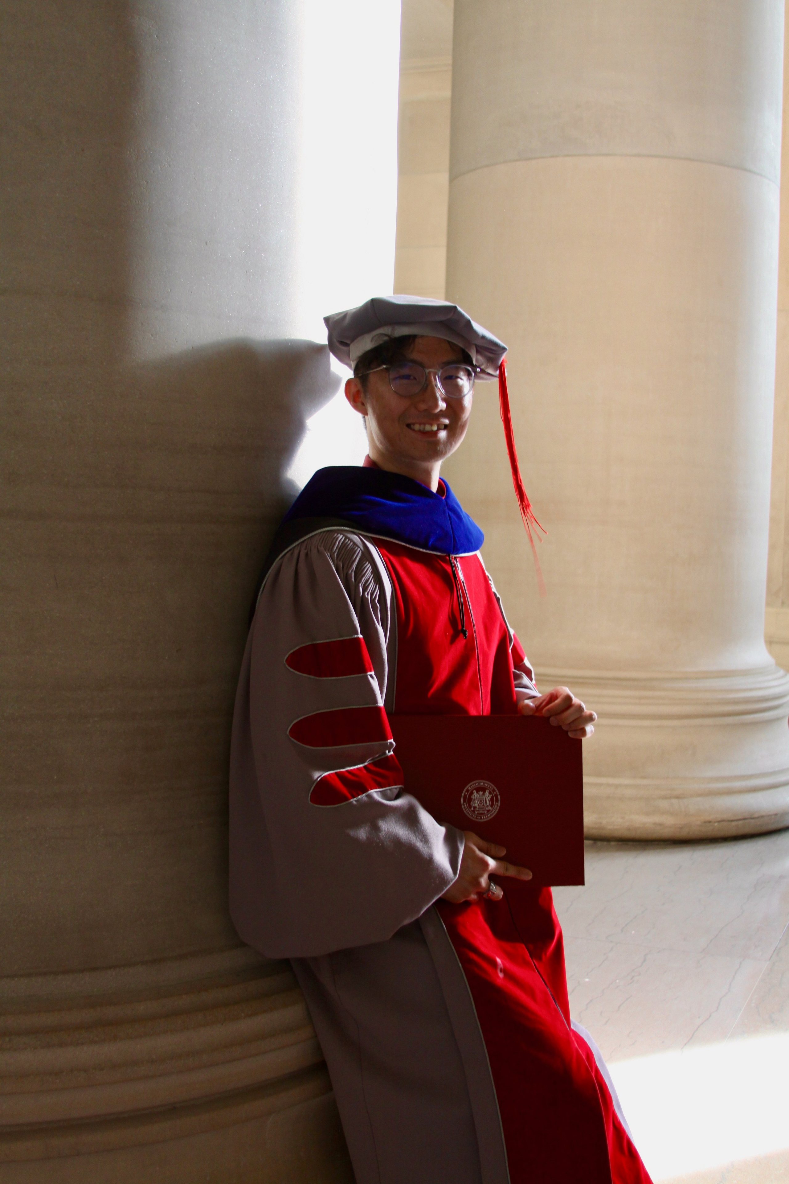 PhD graduation with Elton. Kelly Sang, graduation and portrait photographer in Boston