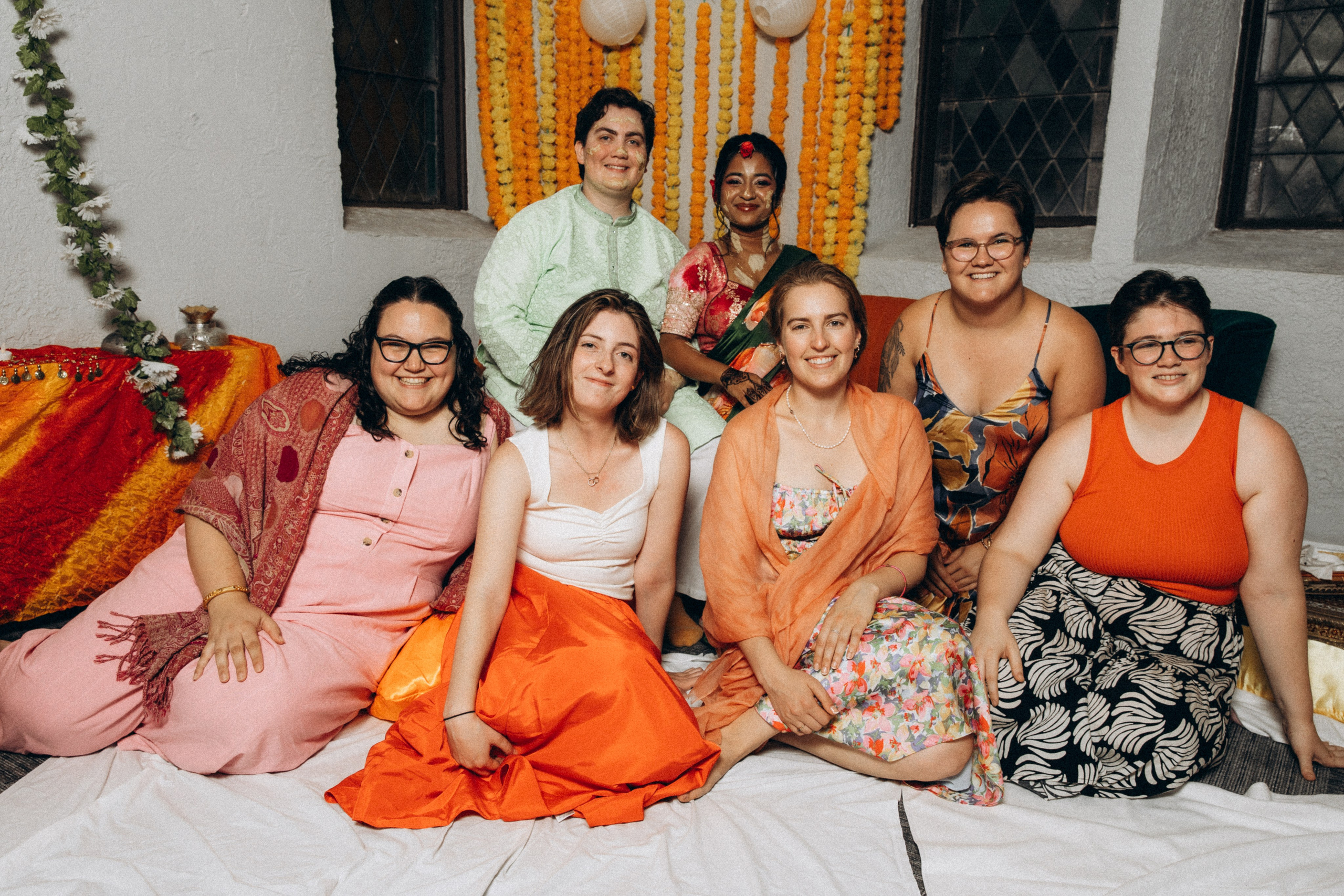 Haldi Ceremony for Two Brides | Multicultural Wedding Celebration in Boston