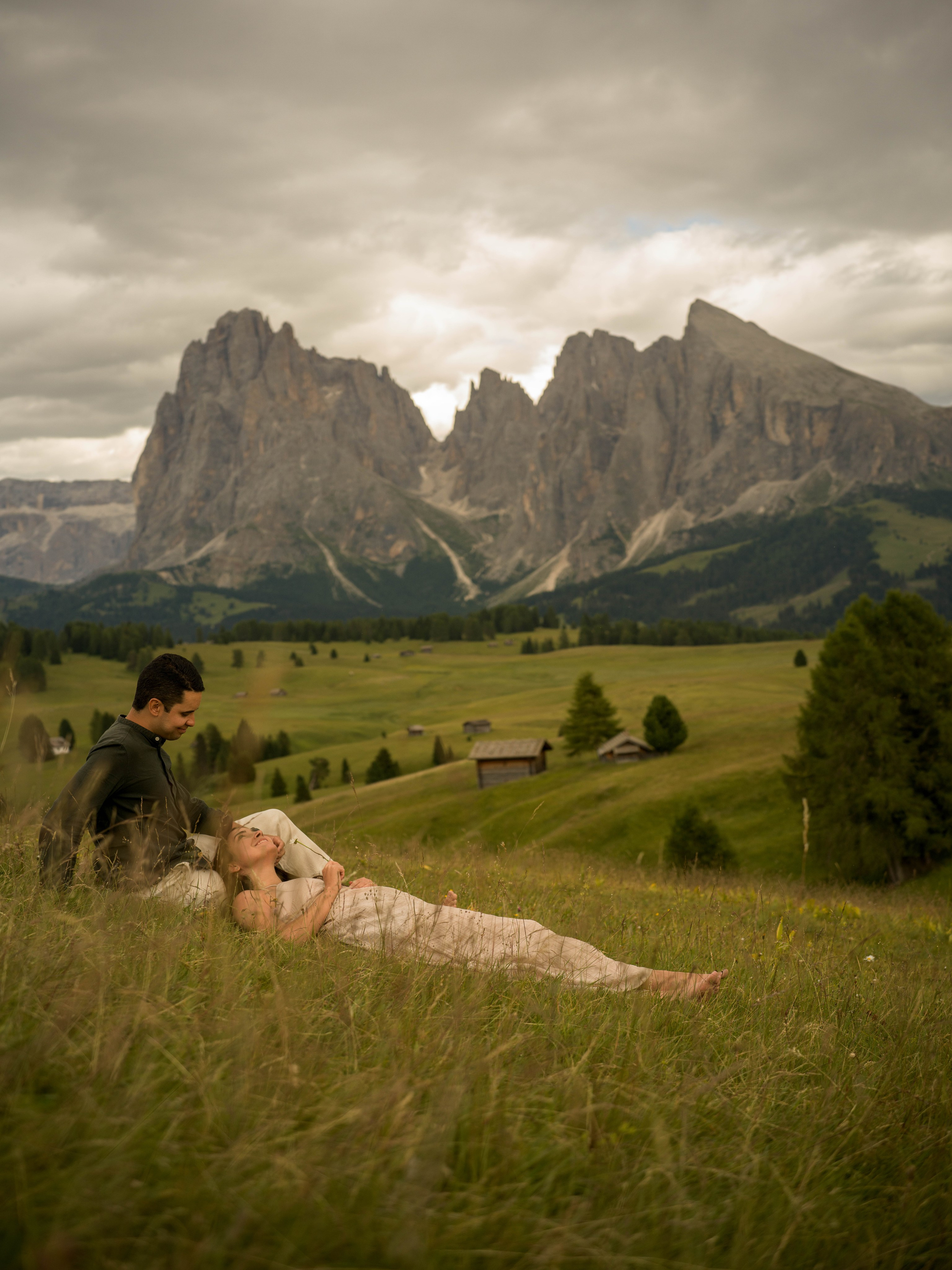 Proposal, Alpe di Siusi, the Dolomites