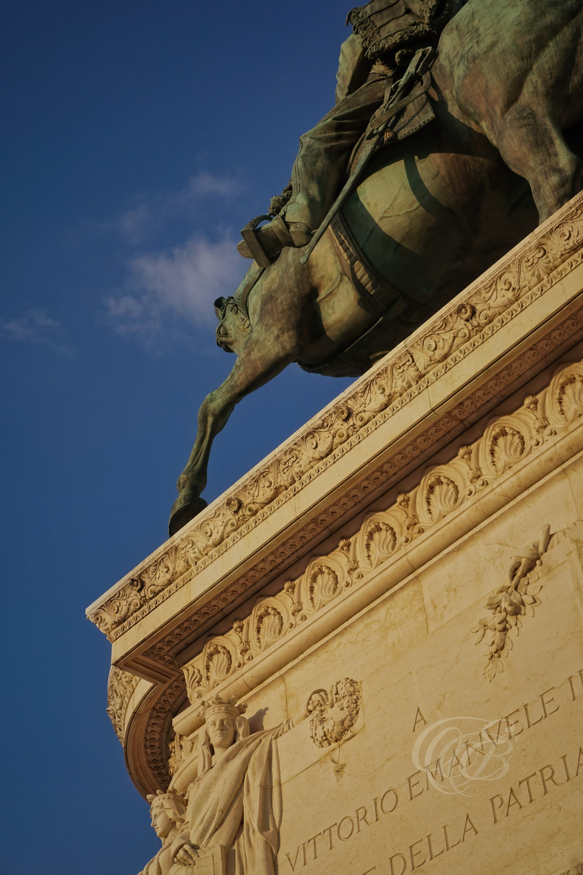 Rome, Italy—The Victor Emmanuel II Monument was built to honor Victor Emmanuel II, the first king of a unified Italy. Completed in the early twentieth century, the monument became a national symbol of Italian unity and occupies a prominent position between Piazza Venezia and the Capitoline Hill. Eduardo Bartoli Photography.