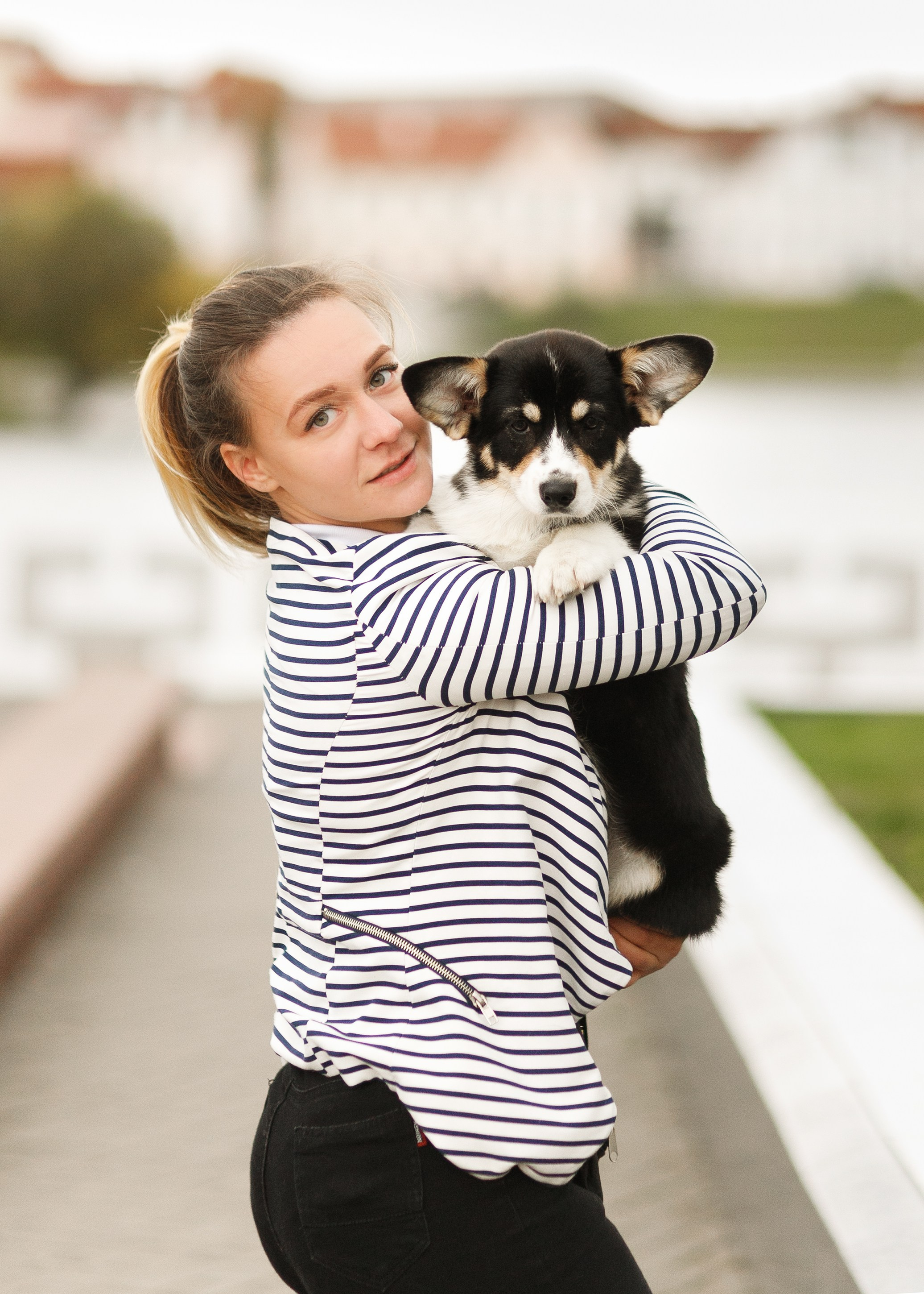 Autumn photo day for dog handler. Kaja | fotograf we Wrocławiu | ludzie i psy