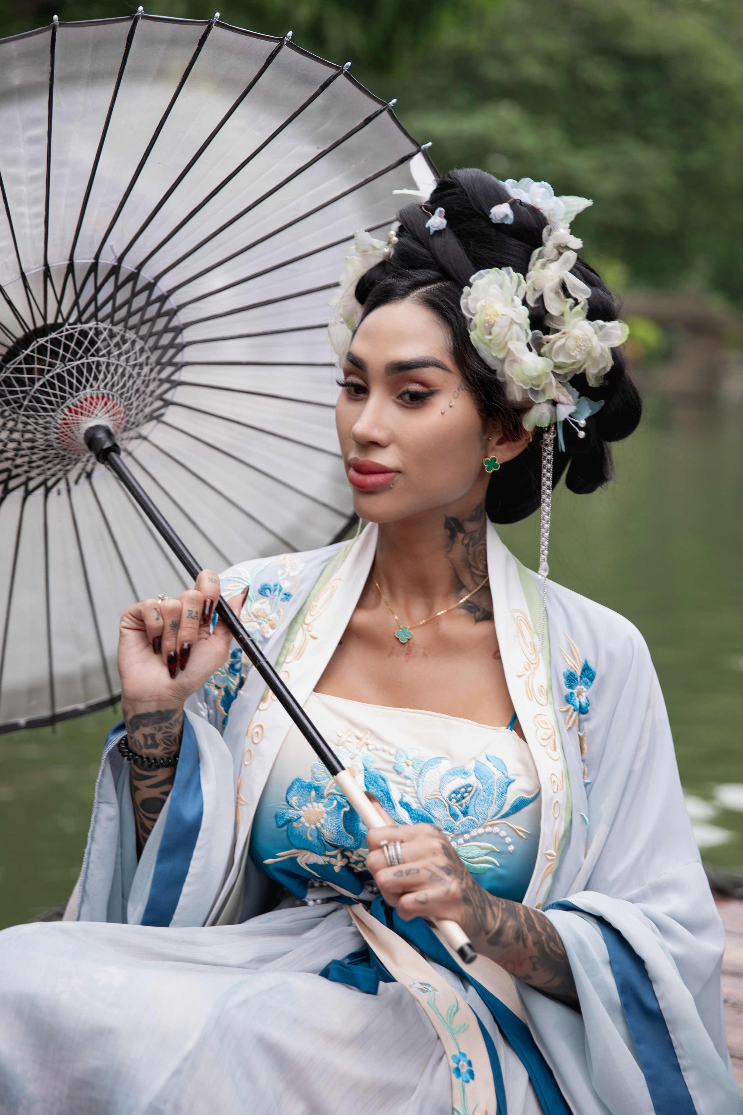 фотосессия в традиционной водной деревне - китайской Венеции - Чжуцзяцзяо