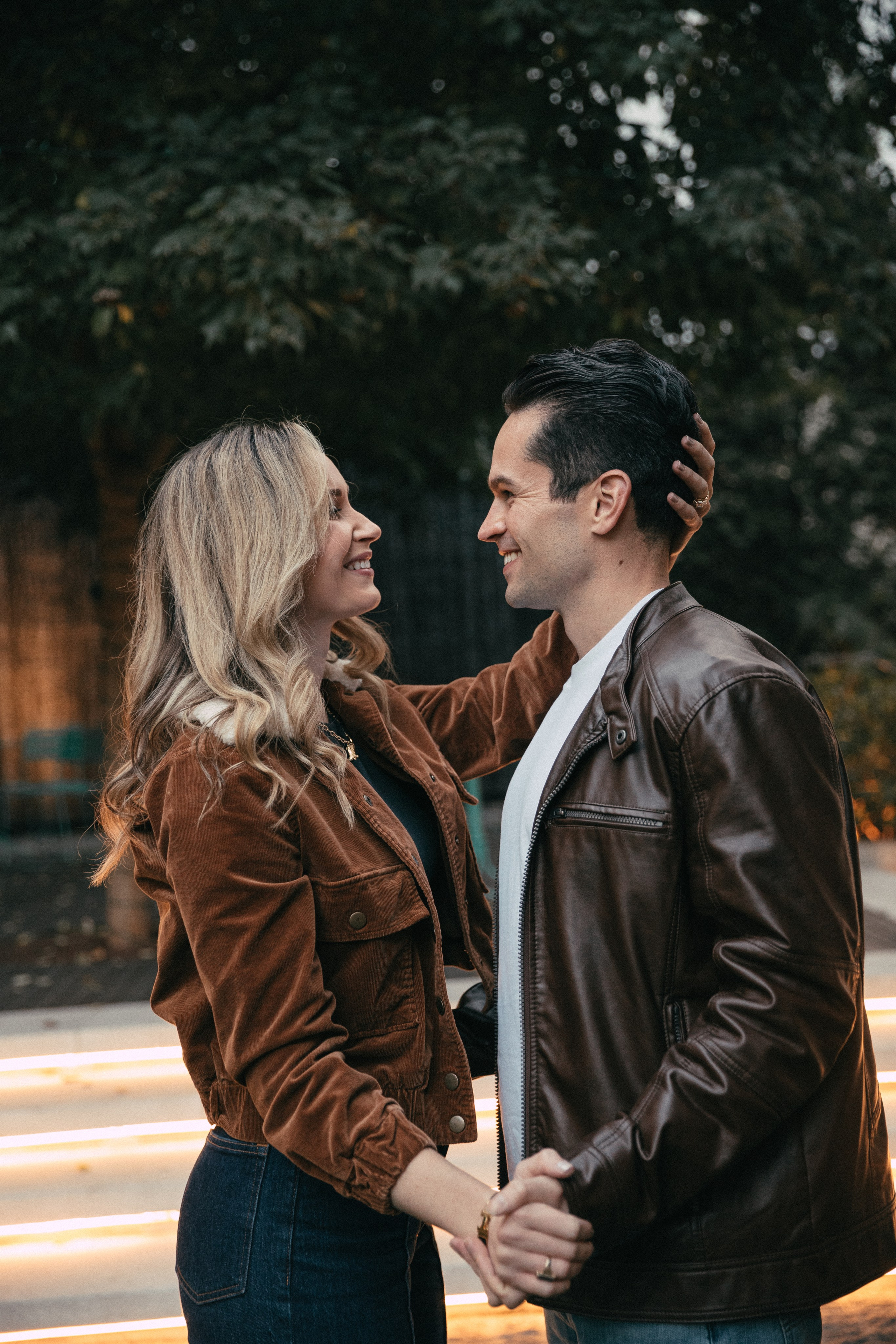 Romantic Evening Engagement Session in Nashville
