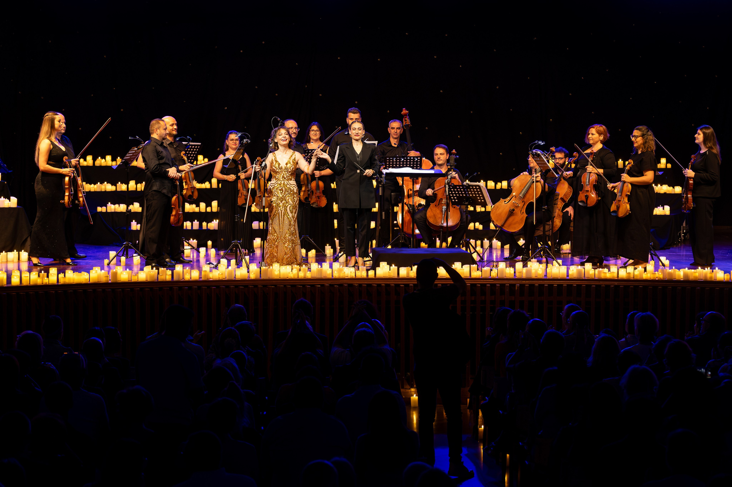 Violinistica Irina Mureșanu tokom nastupa na Candlelight koncertu u Sarajevu