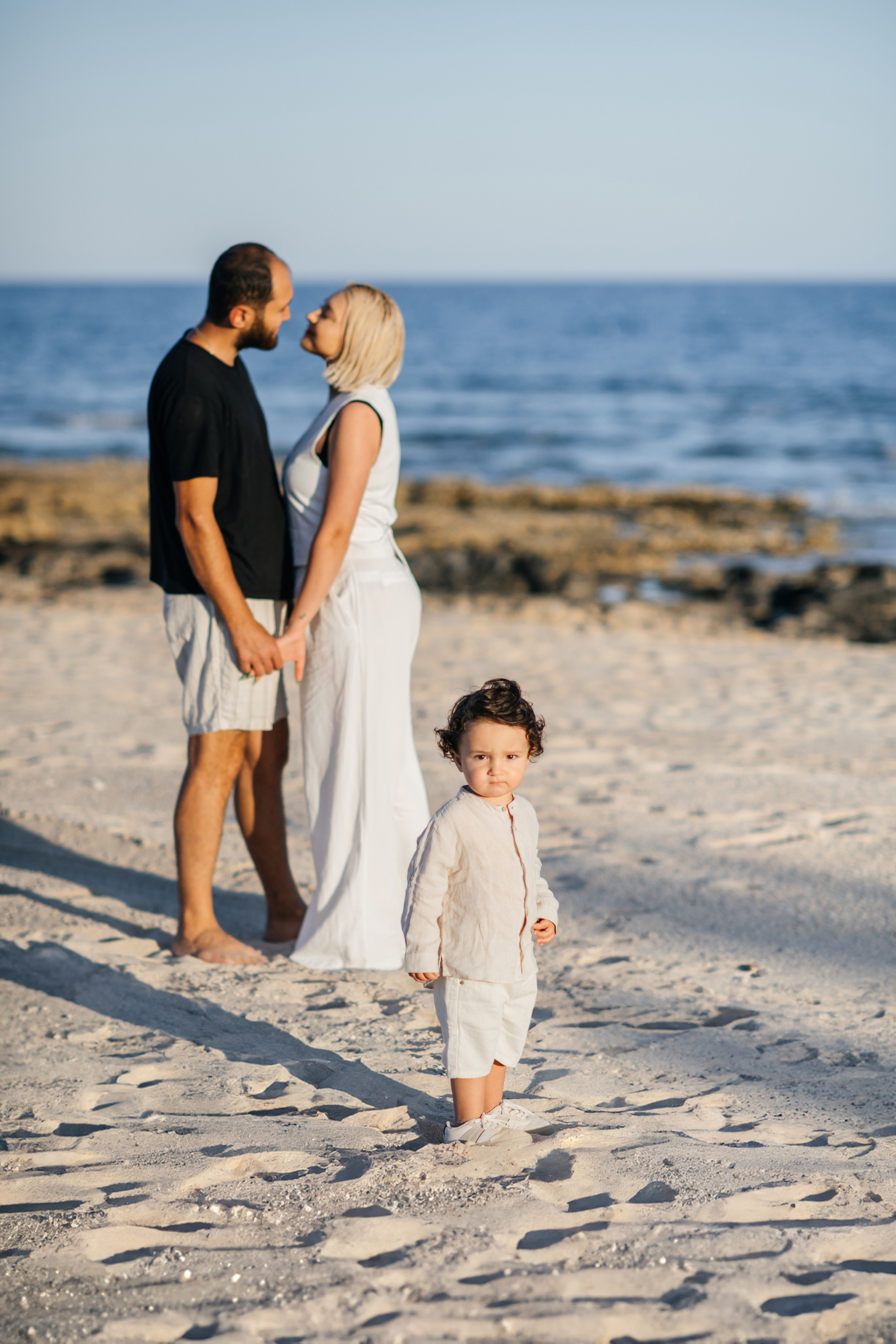 На пляже. Фотограф на Кипре